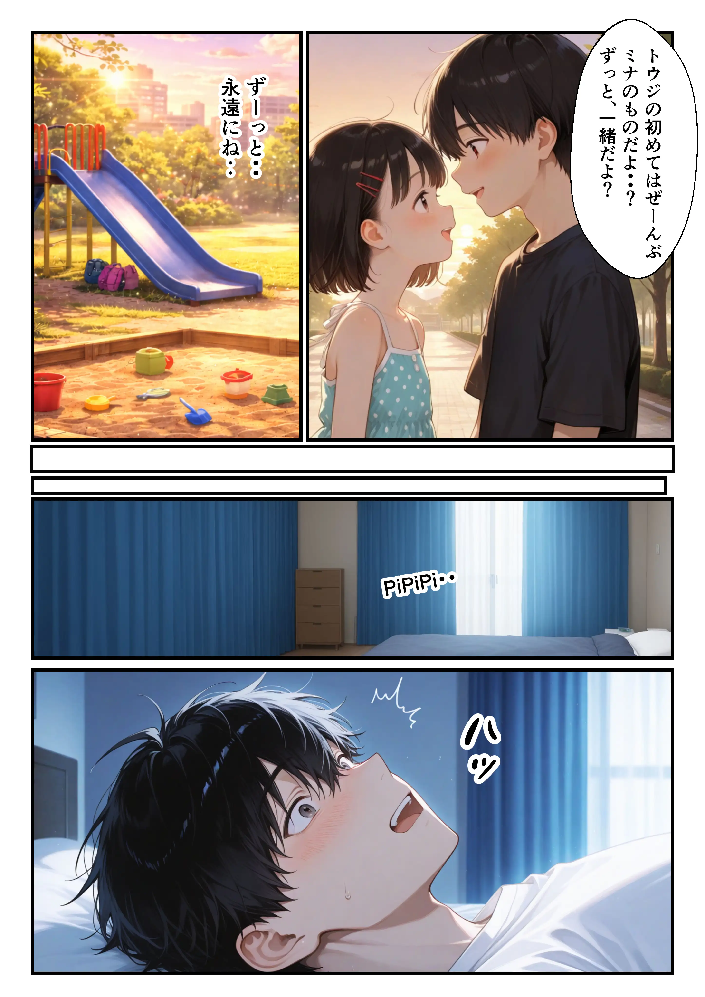 幼なじみギャルの誘惑巨根ちんこで生中だし 2ページ