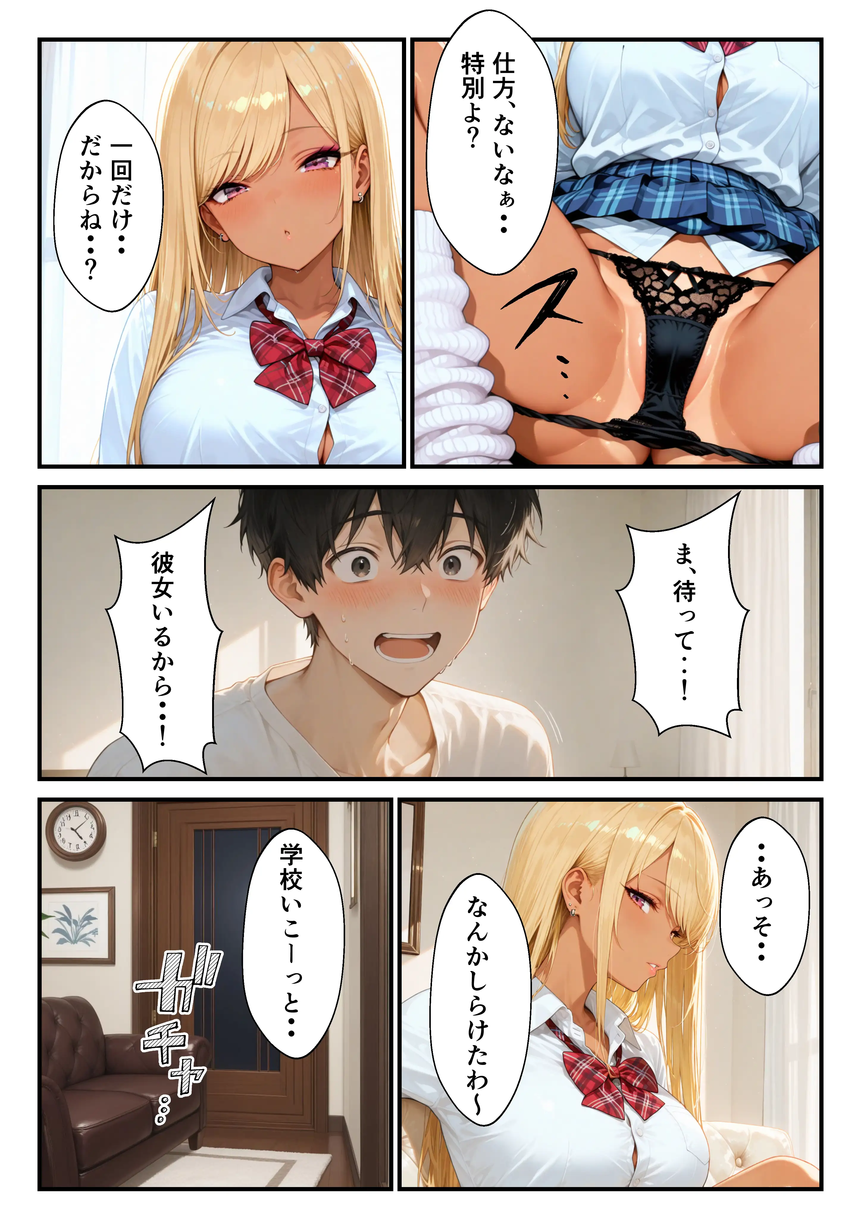 幼なじみギャルの誘惑巨根ちんこで生中だし 7ページ