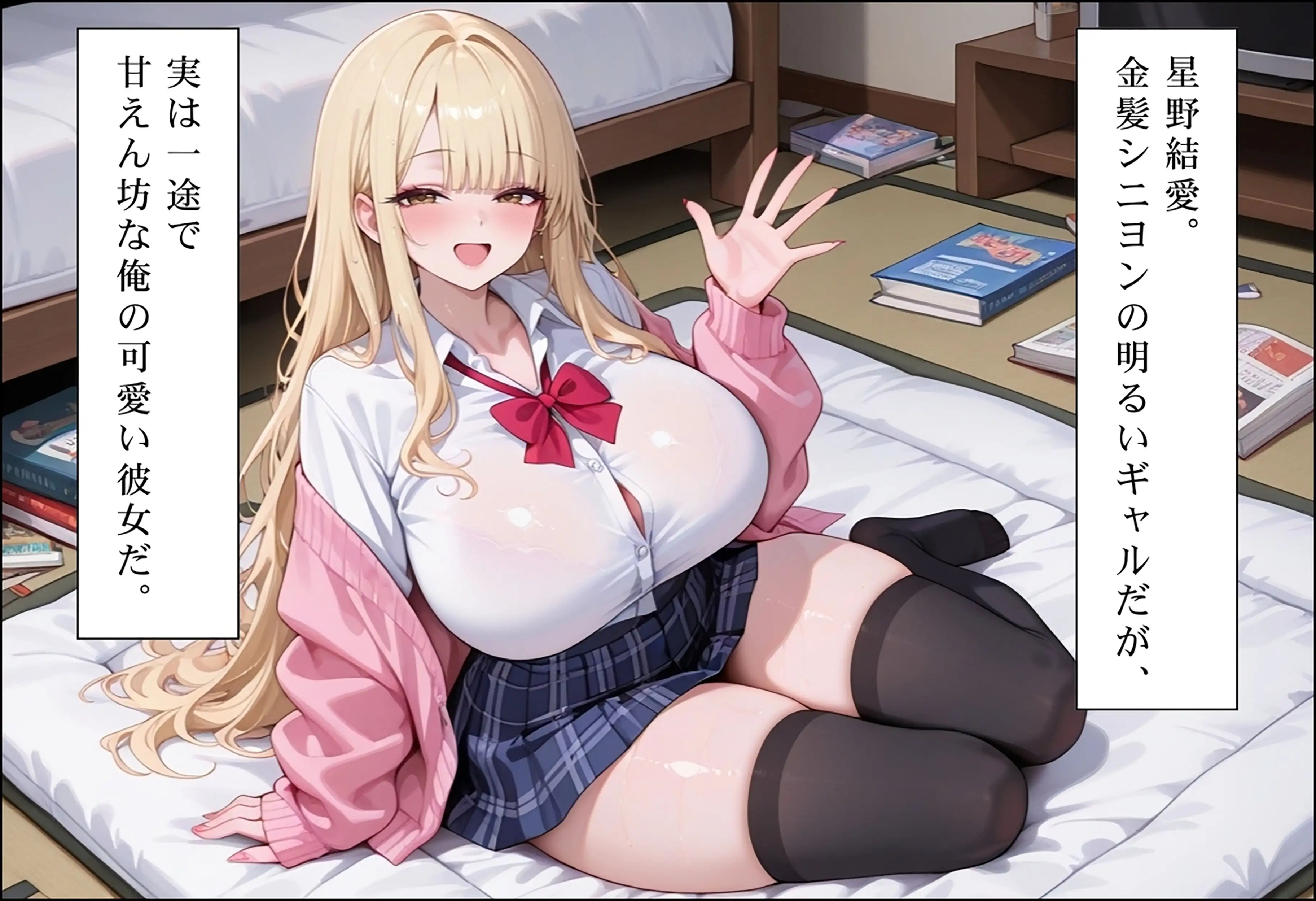 勉強を教える代わりにエッチをさせてくれるギャルが俺の部屋に入り浸る話〜恋する親友ギャル2人の激甘W中出し純愛編〜 4ページ