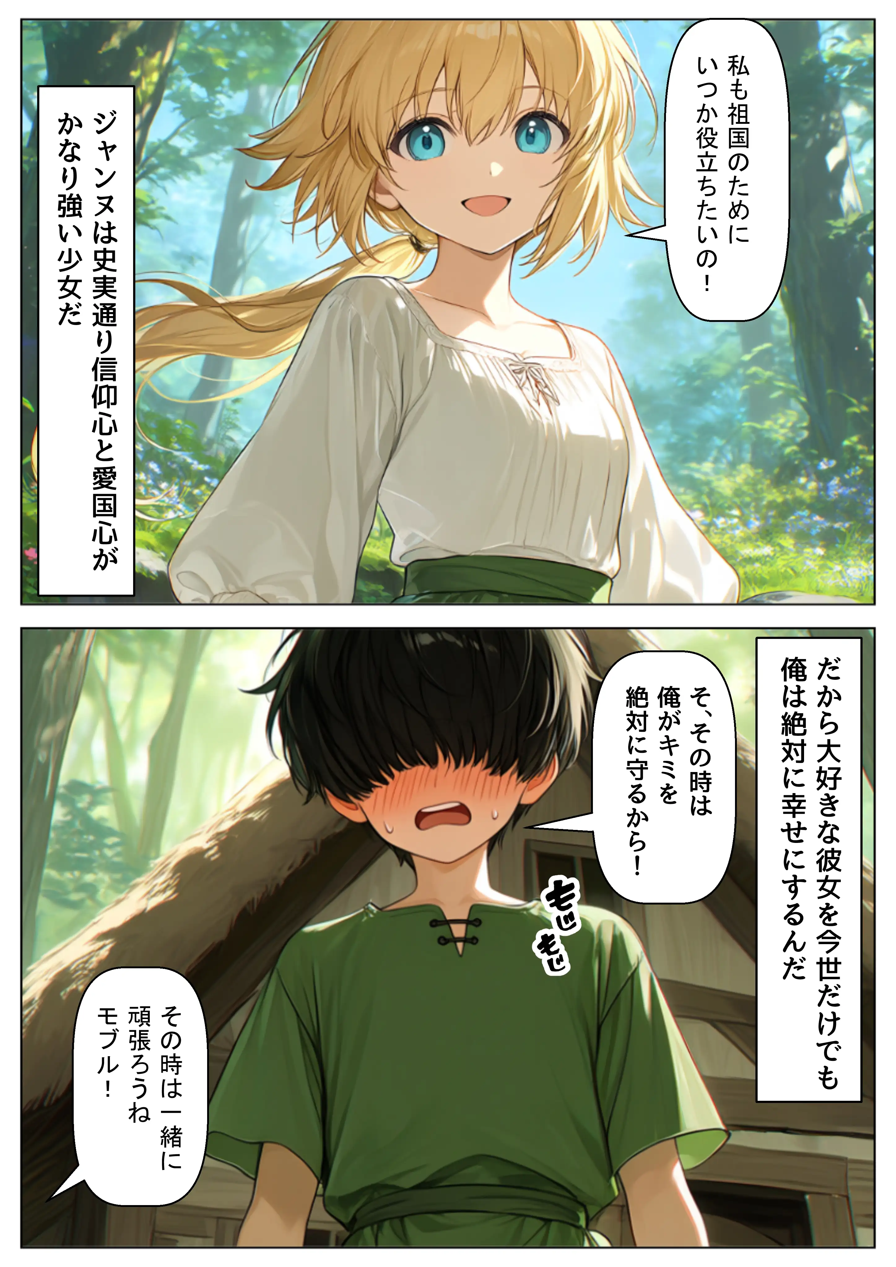 ジャンヌダル●の幼馴染に転生した俺は、彼女の悲惨な歴史を変える！！ 8ページ