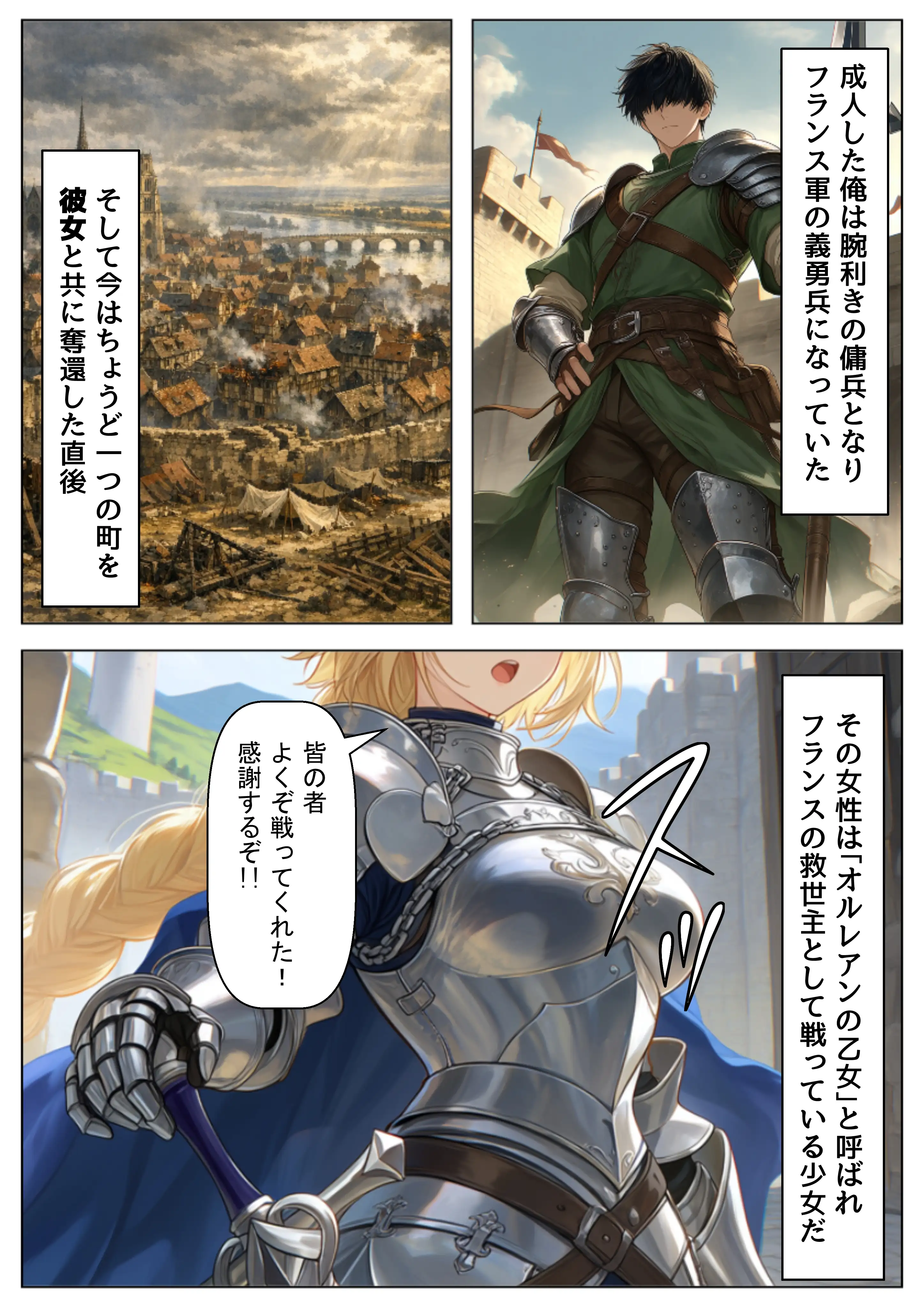 ジャンヌダル●の幼馴染に転生した俺は、彼女の悲惨な歴史を変える！！ 10ページ