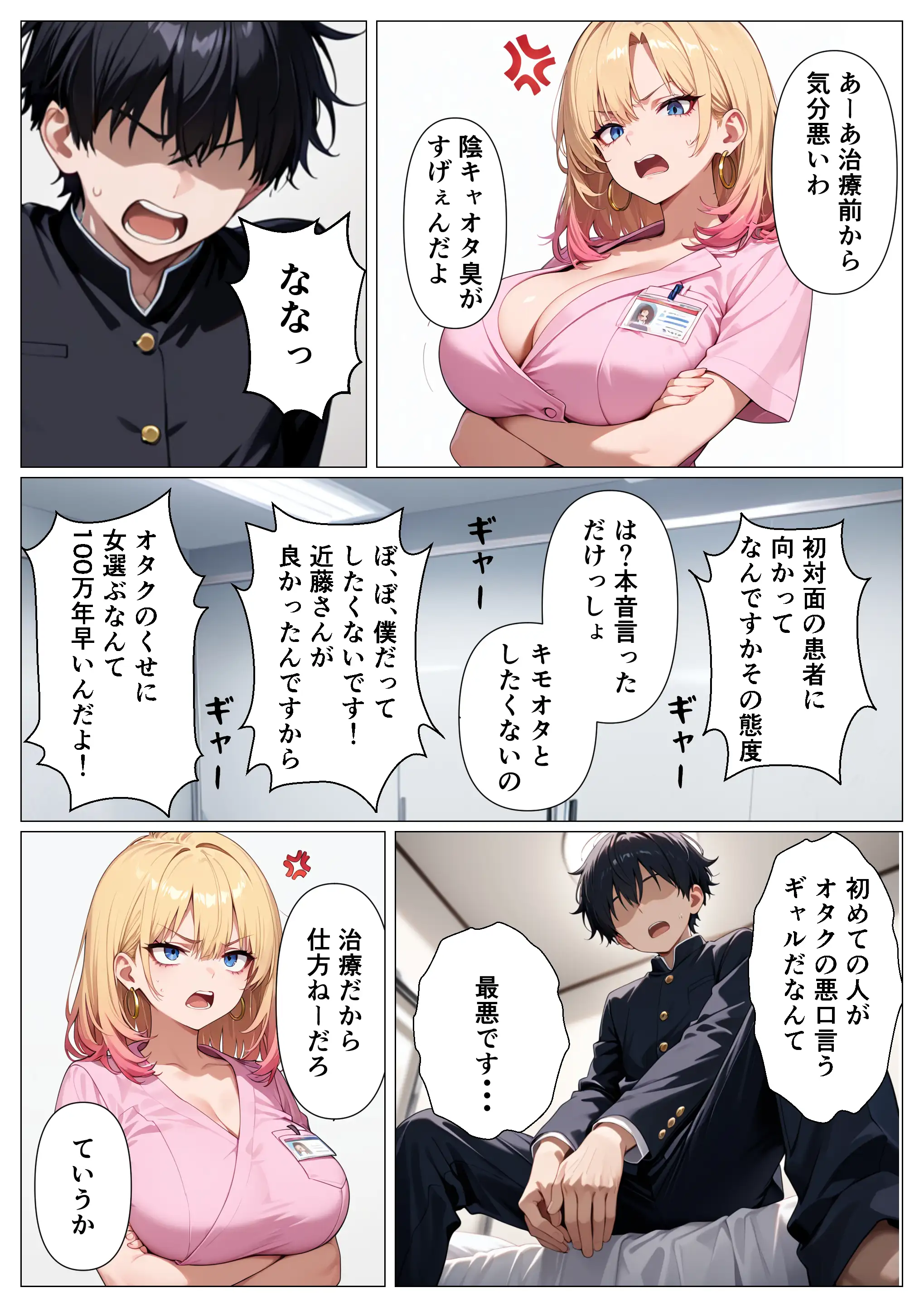 生ハメ治療しないと治らない〜オタクに厳しいギャルが特殊病オタクのデカチンの特濃注入にガチハマり〜 18ページ