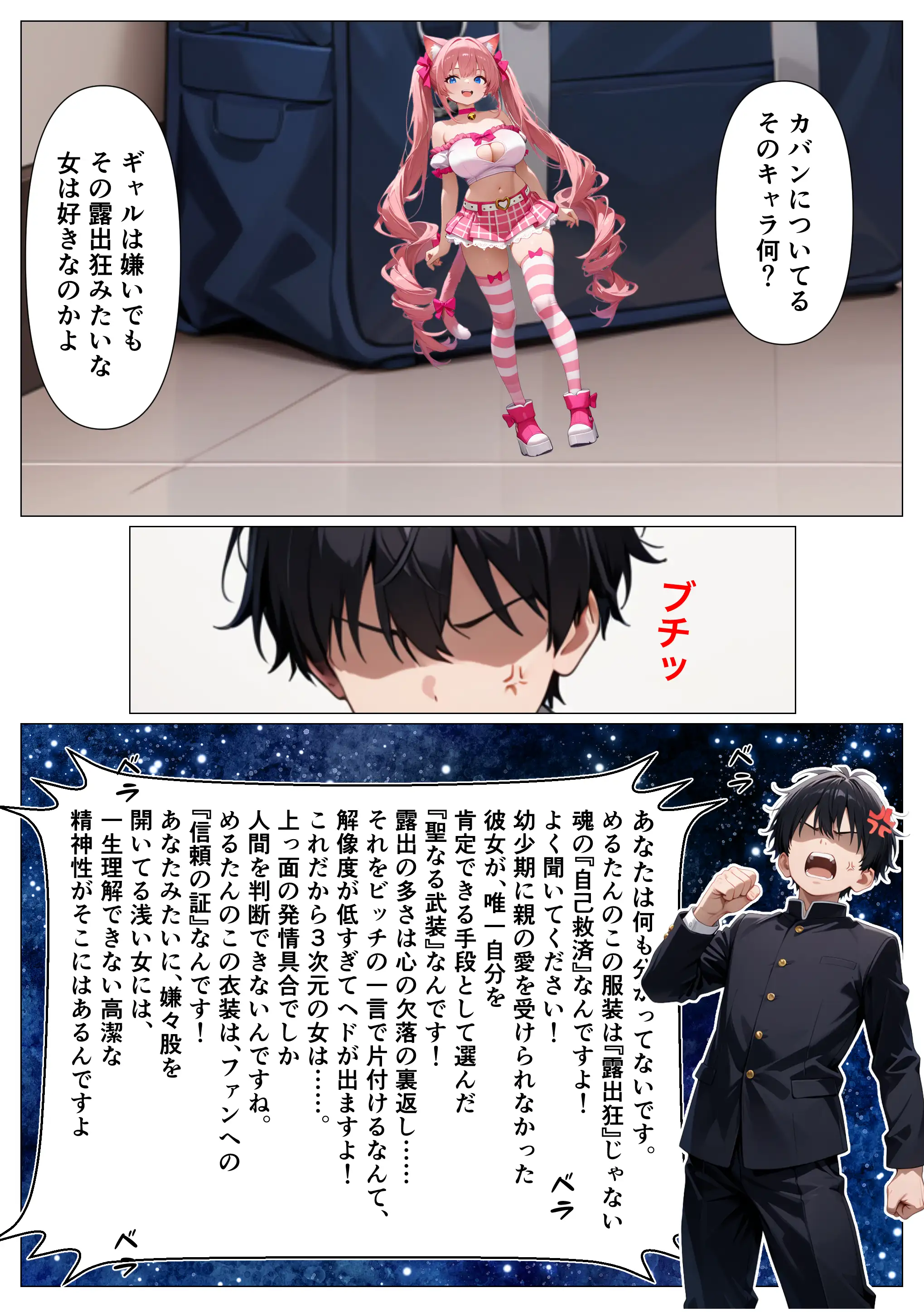 生ハメ治療しないと治らない〜オタクに厳しいギャルが特殊病オタクのデカチンの特濃注入にガチハマり〜 19ページ