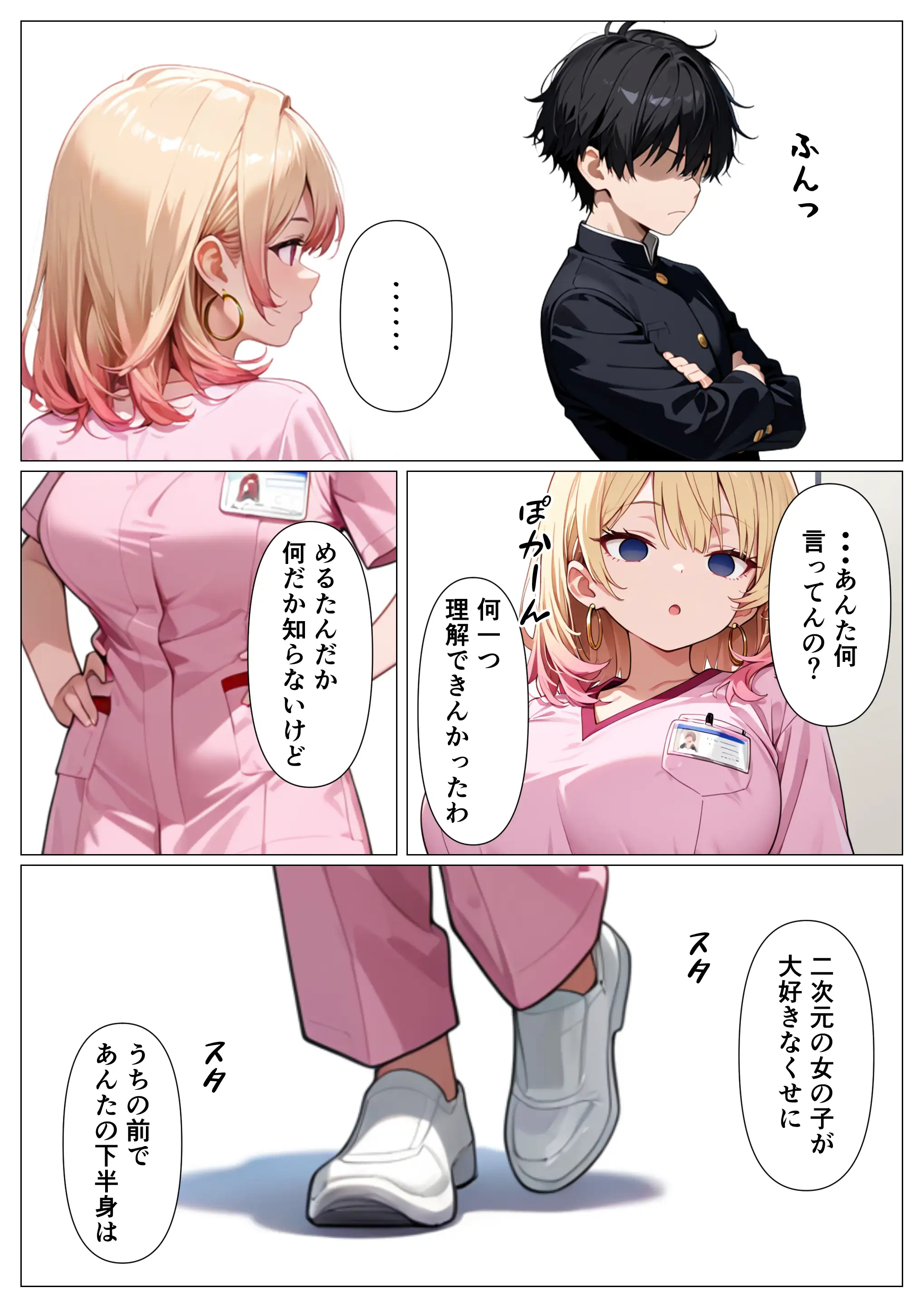 生ハメ治療しないと治らない〜オタクに厳しいギャルが特殊病オタクのデカチンの特濃注入にガチハマり〜 20ページ