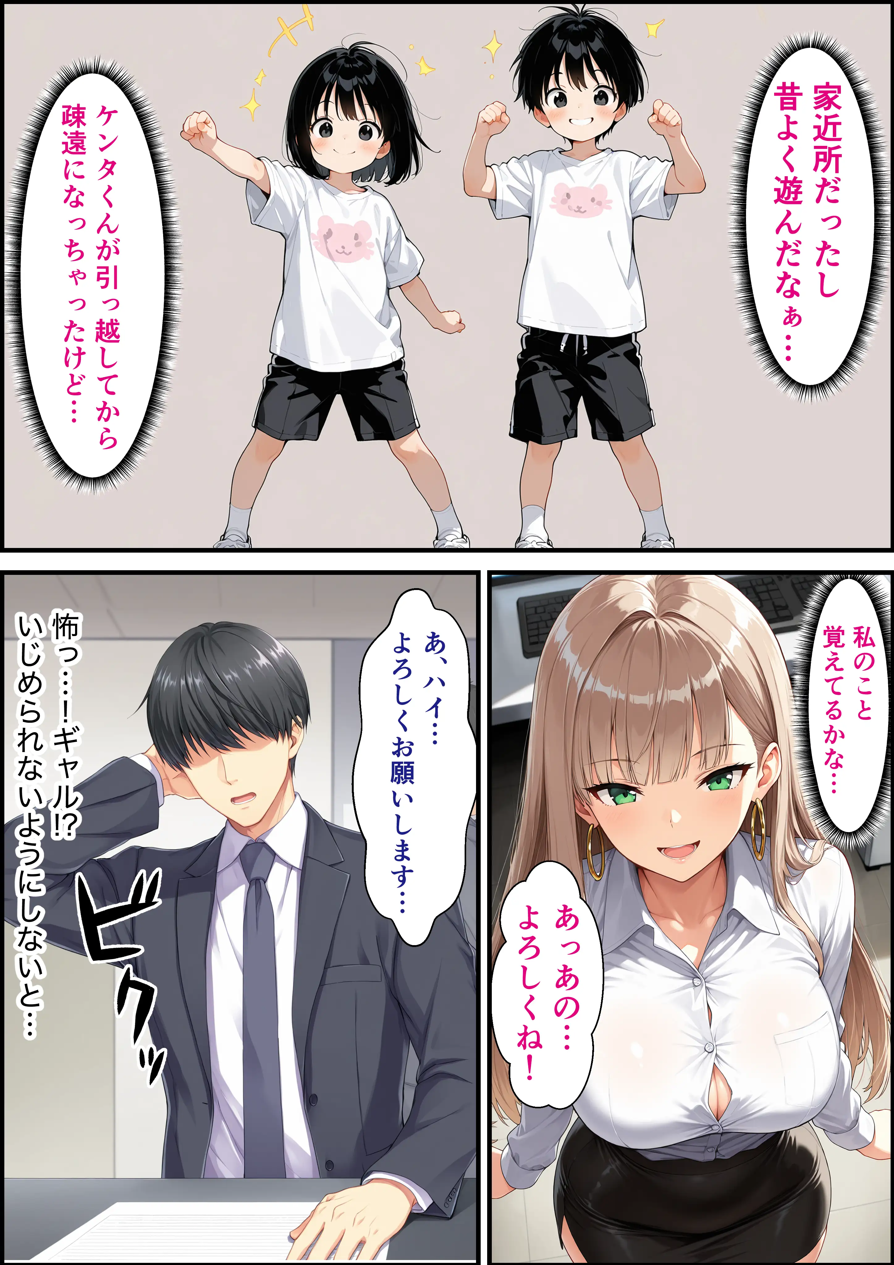 数年ぶりに再会した幼馴染ギャルの誘惑に負けて中出しセックス三昧 3ページ
