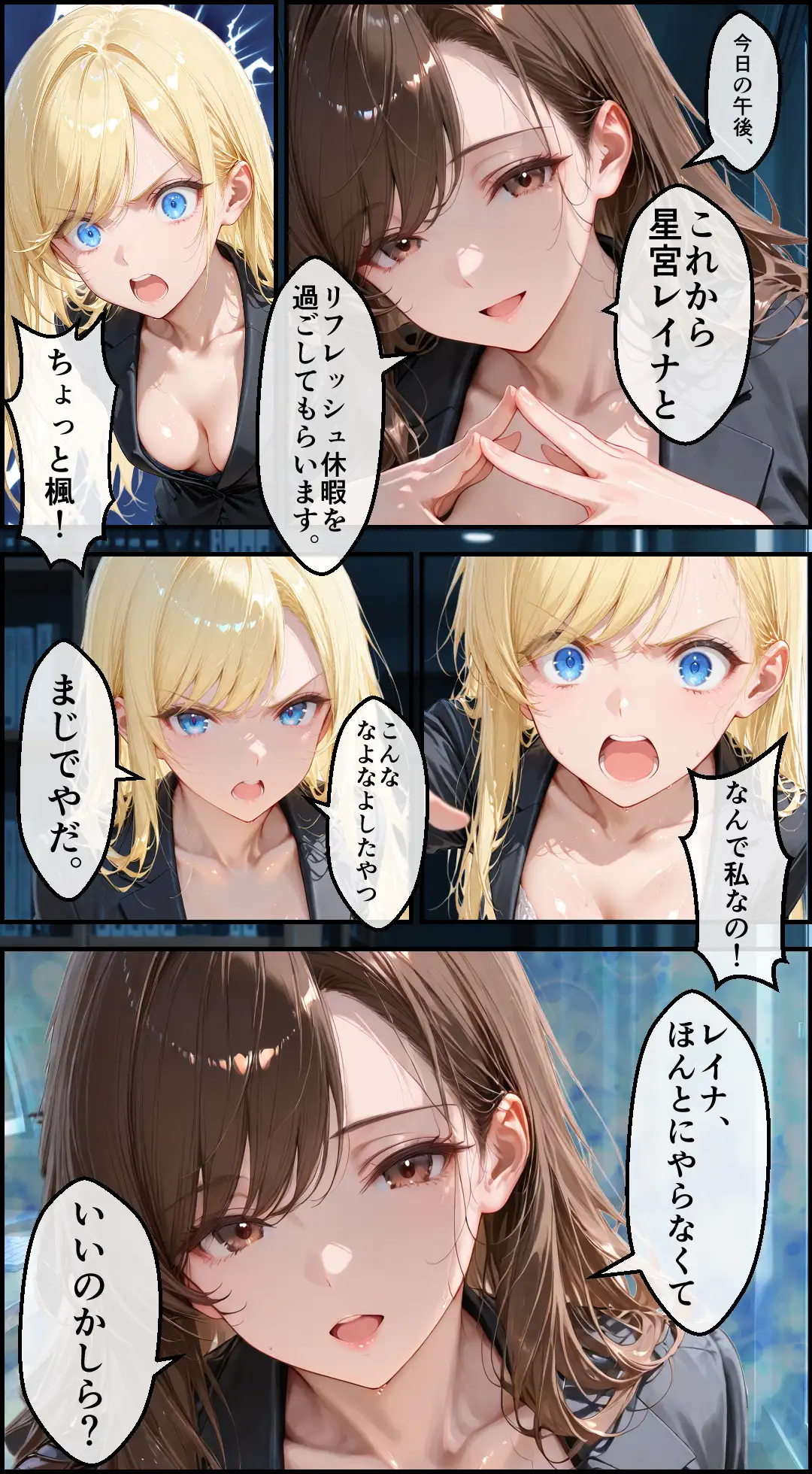 女性社員の採用基準はエロ度審査？〜気が強いレイナは実はアイドルで攻め上手〜 32ページ