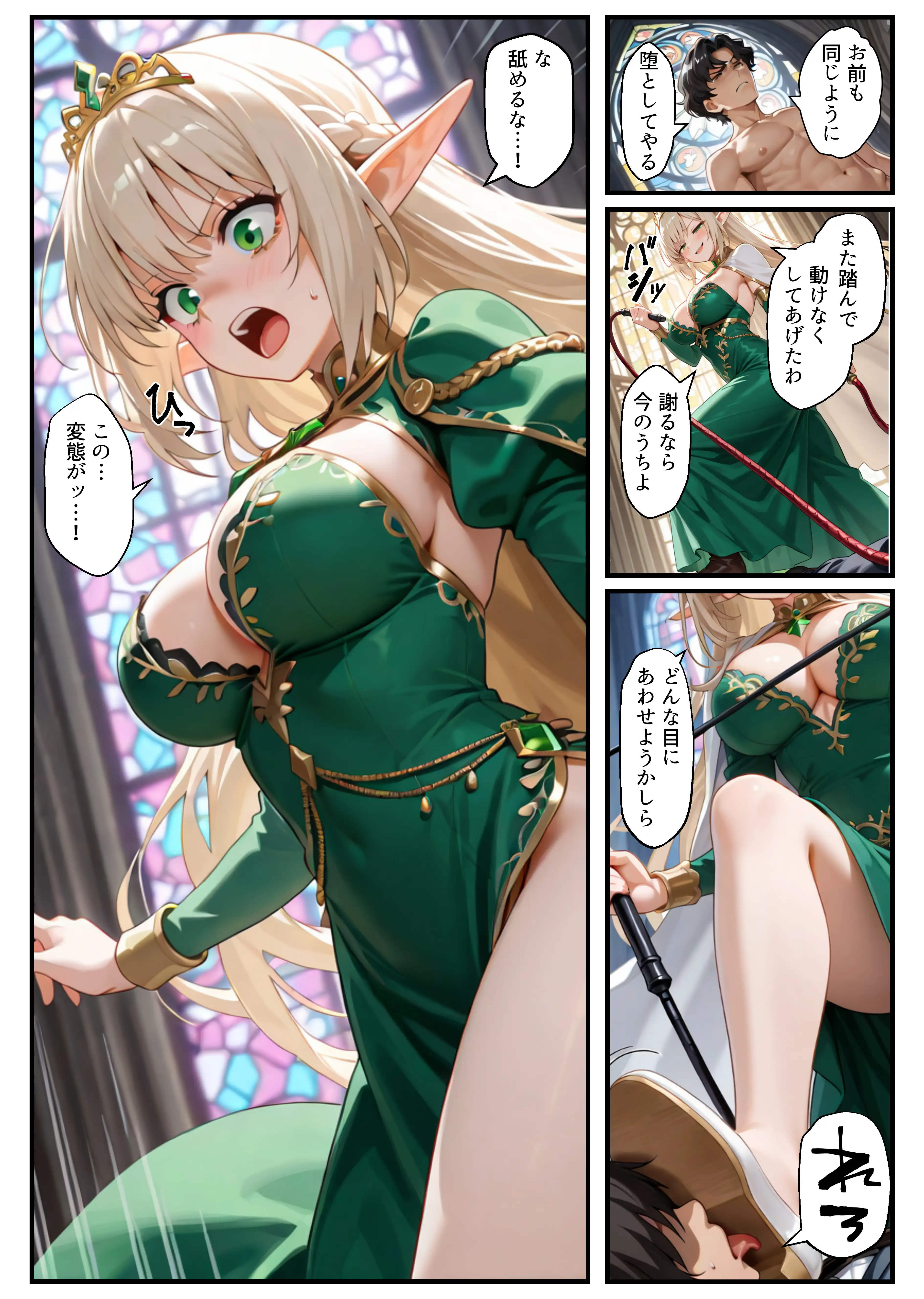 異世界転生で手に入れたスキル【悪堕ち化】でシスターとエルフ皇女を洗脳支配！従順な女たちを両手に従える 21ページ