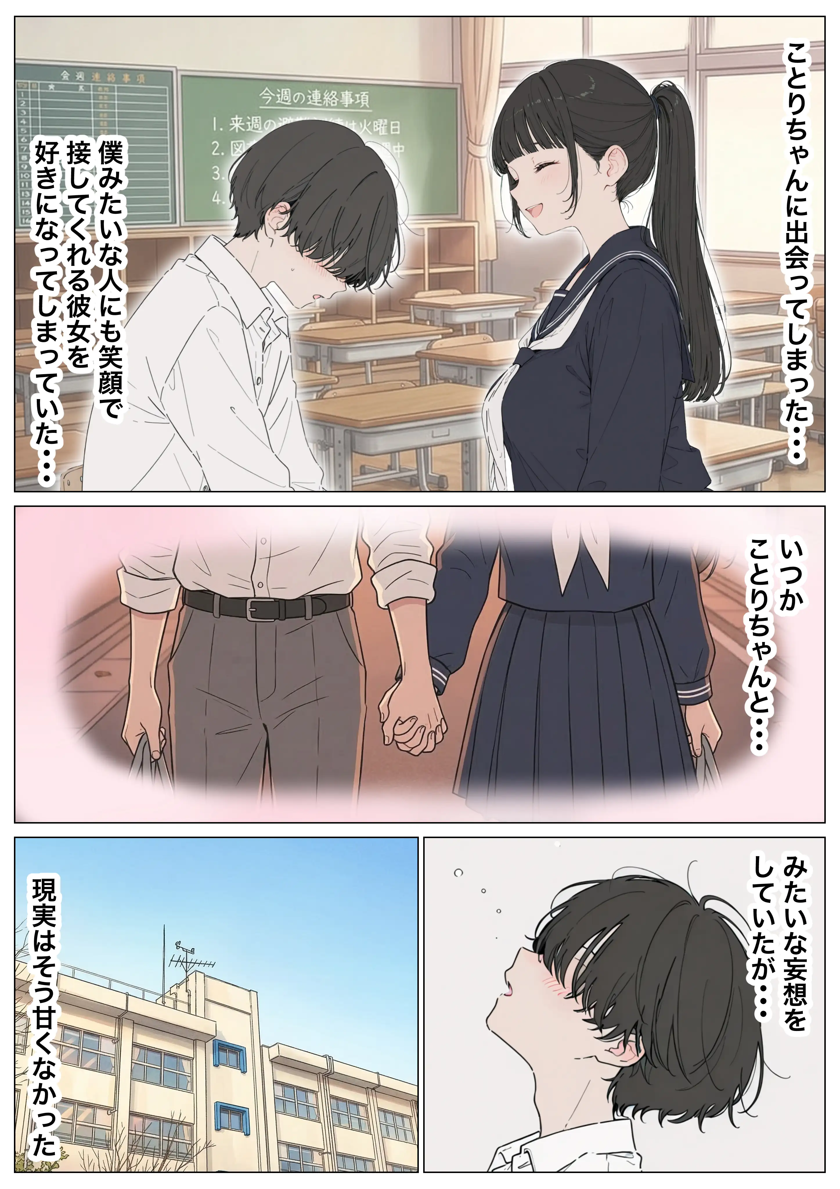 同級生の巨乳ちゃんと手マンカラオケをしてたら中出しセックスに！？ 全201P 4ページ