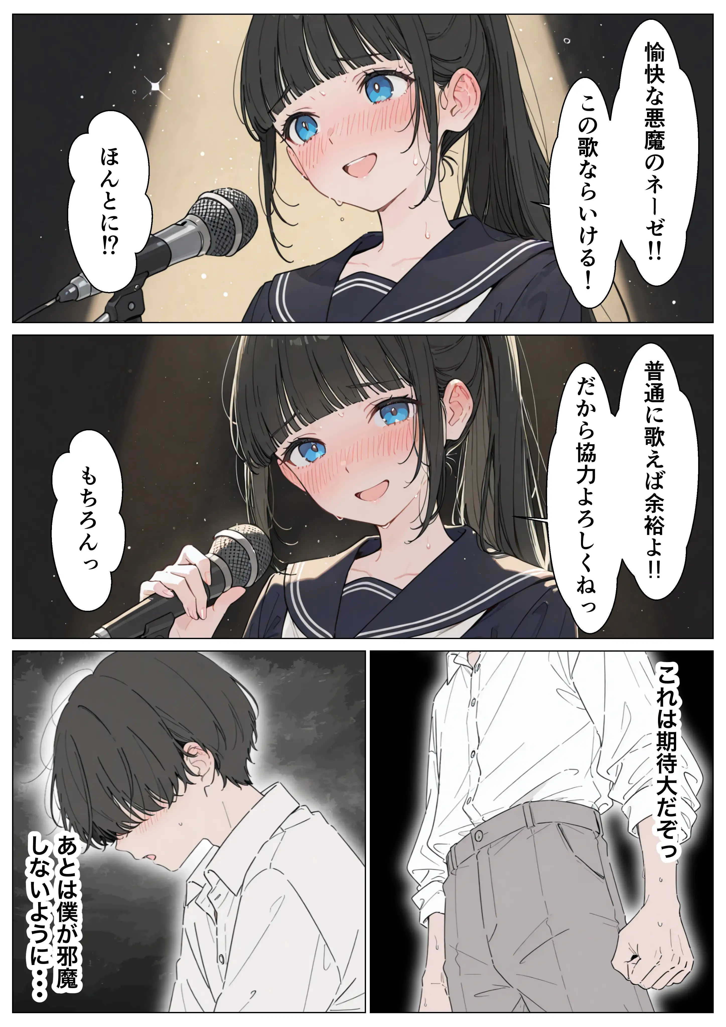 同級生の巨乳ちゃんと手マンカラオケをしてたら中出しセックスに！？ 全201P 25ページ