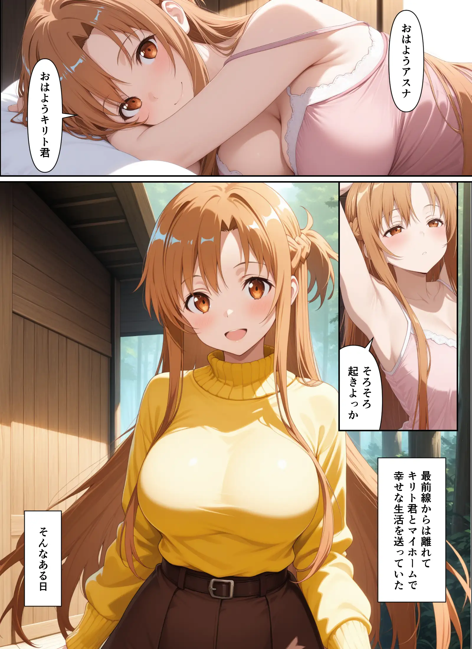 毎日30分、キリト以外の男に抱かれるアスナさん 2ページ