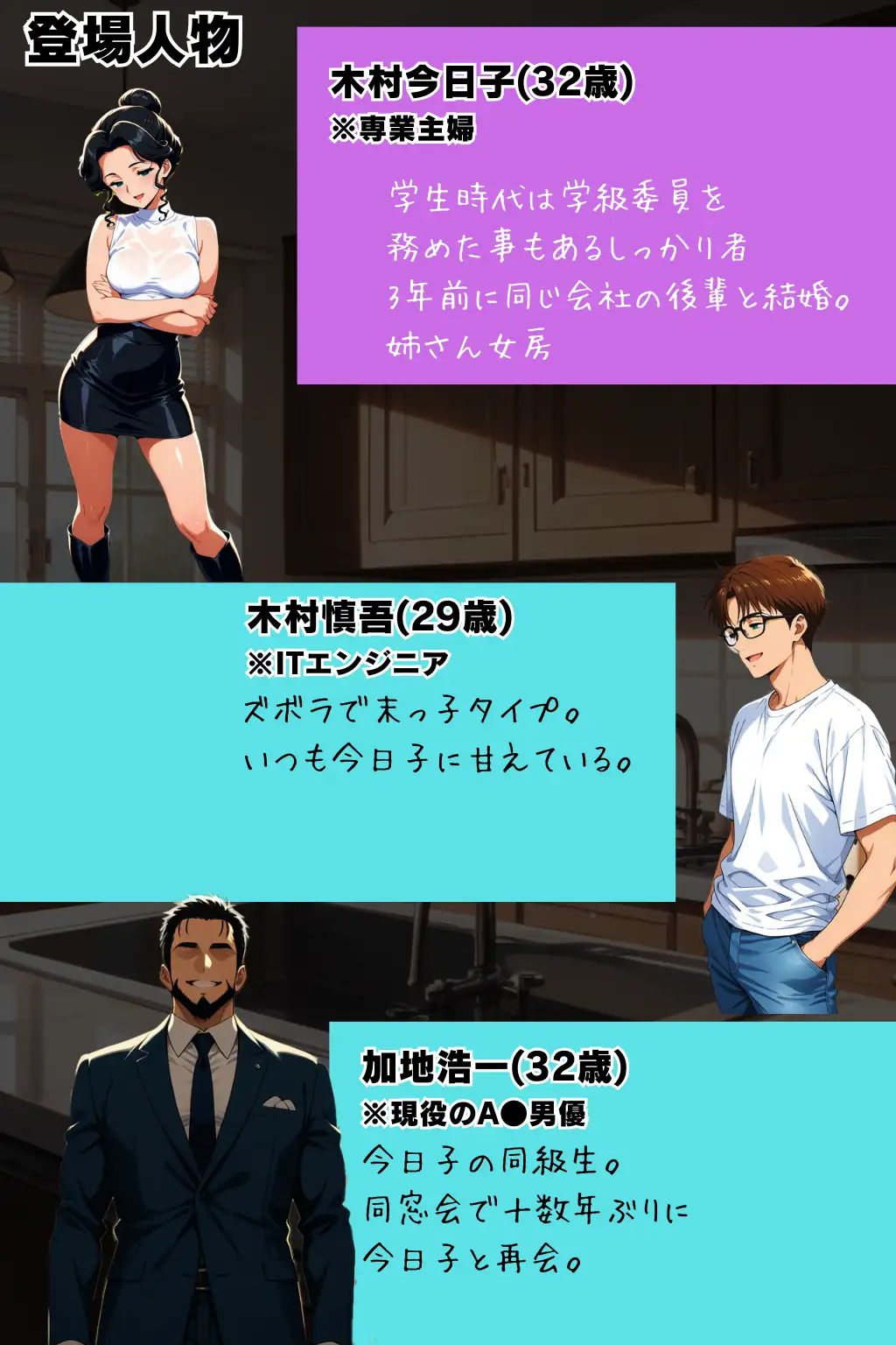 【1話無料】ねとられ同窓会（前編）〜現役A●男優の標的は熟れた人妻の肉体〜 2ページ