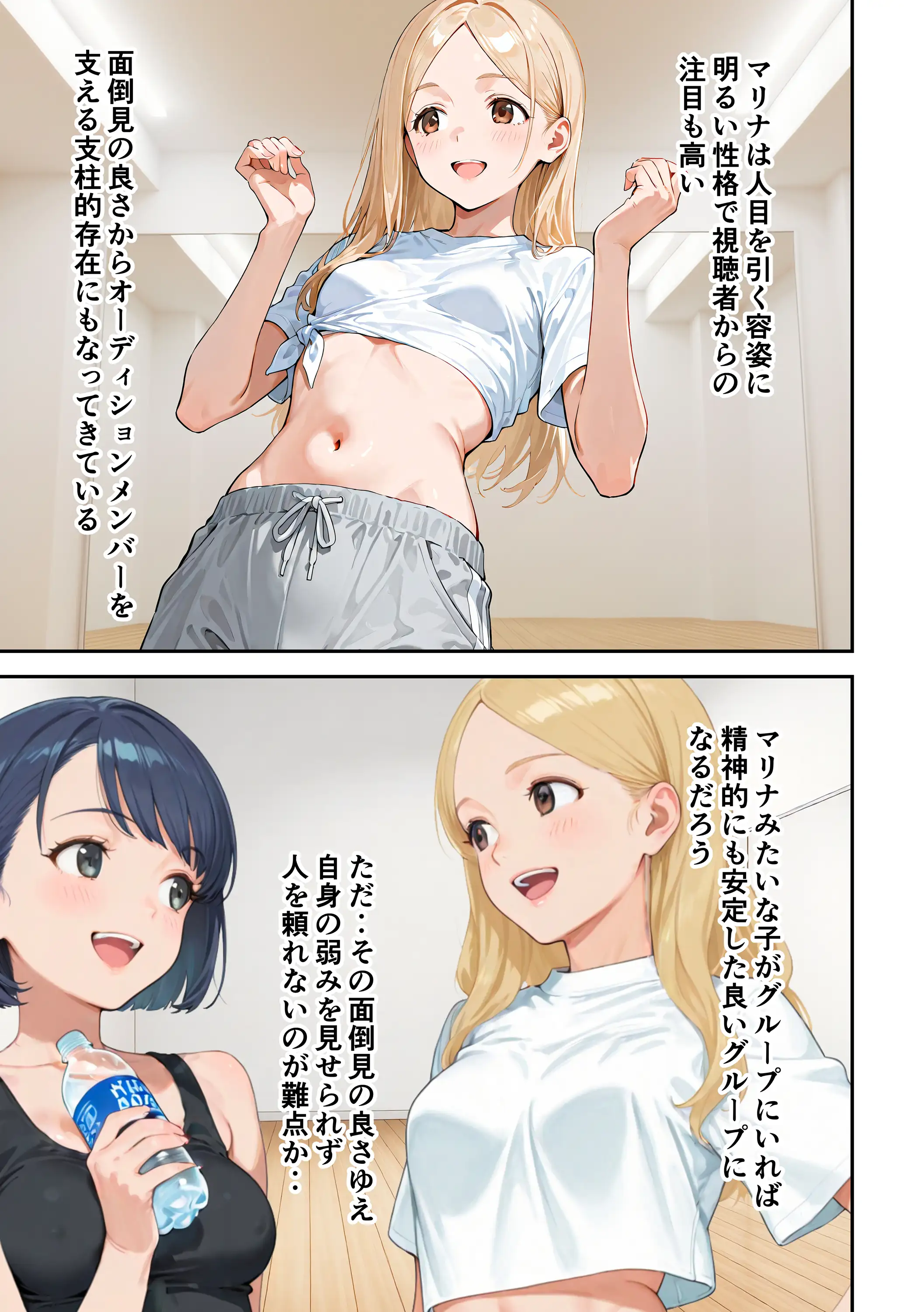 アイドルの卵 -アイドルの卵達がオーディション中に敏腕プロデューサーからセックスで指導を受ける話- 41ページ