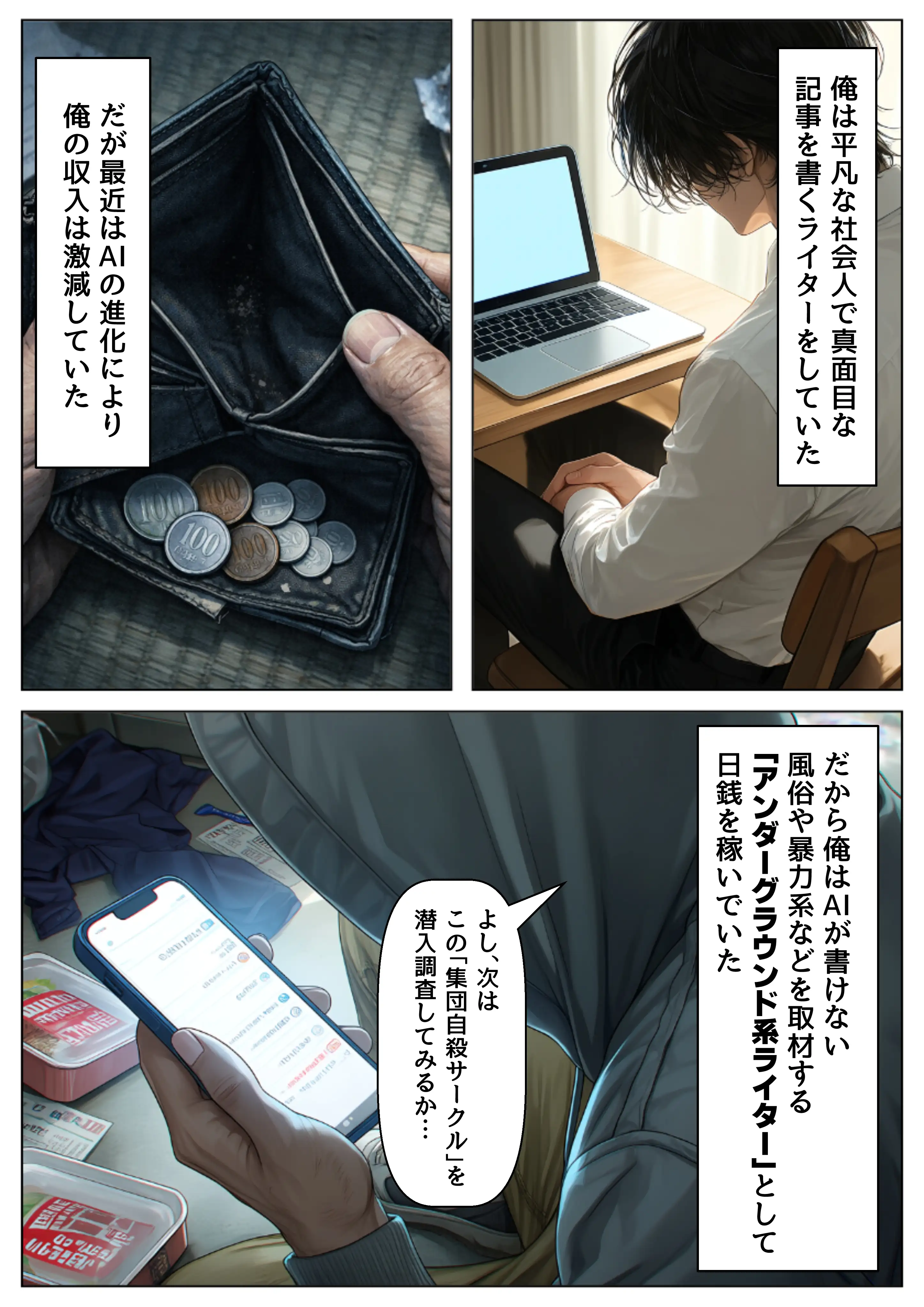 実録！  集団自●に俺は潜入取材する 2ページ