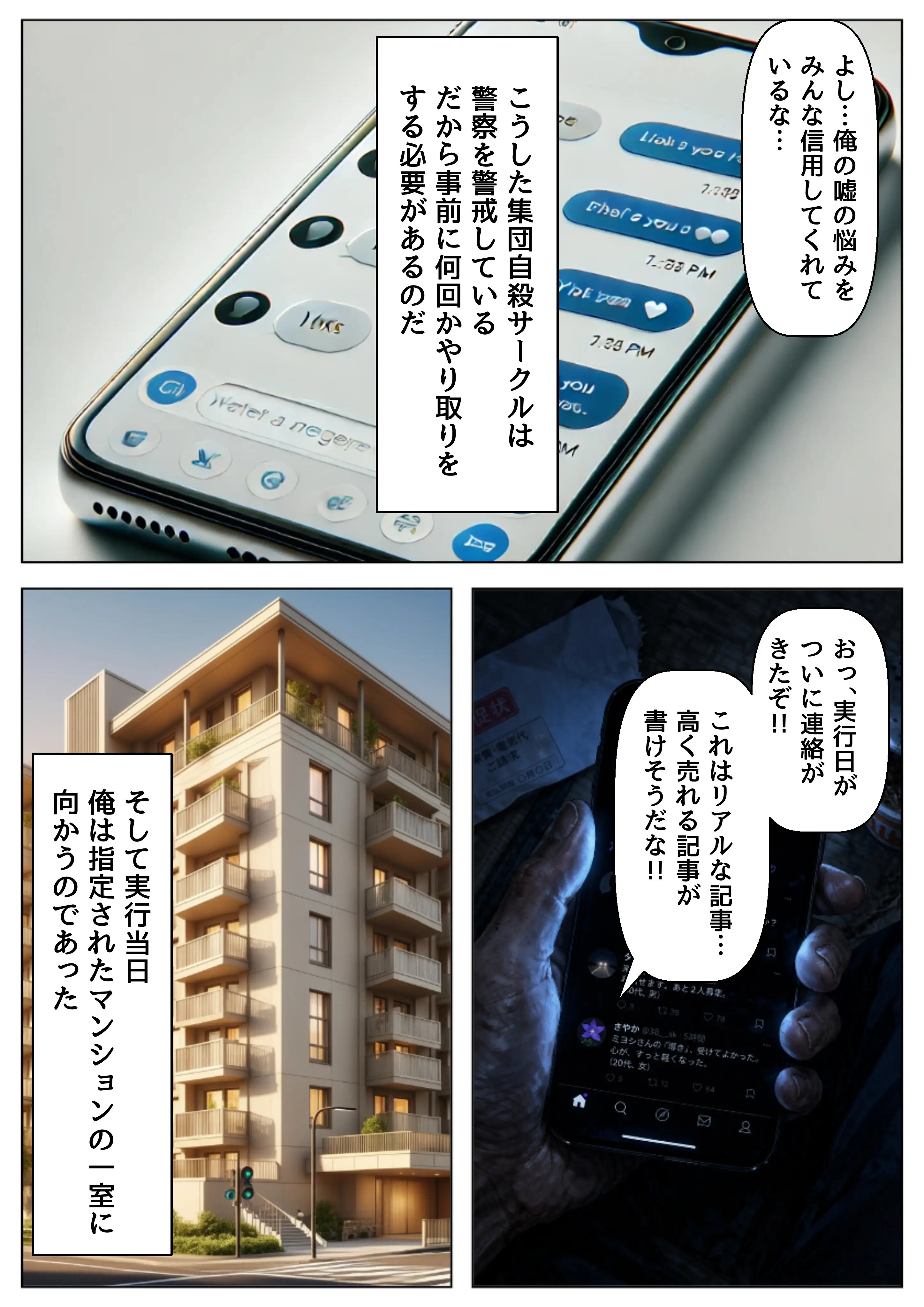 実録！  集団自●に俺は潜入取材する 4ページ