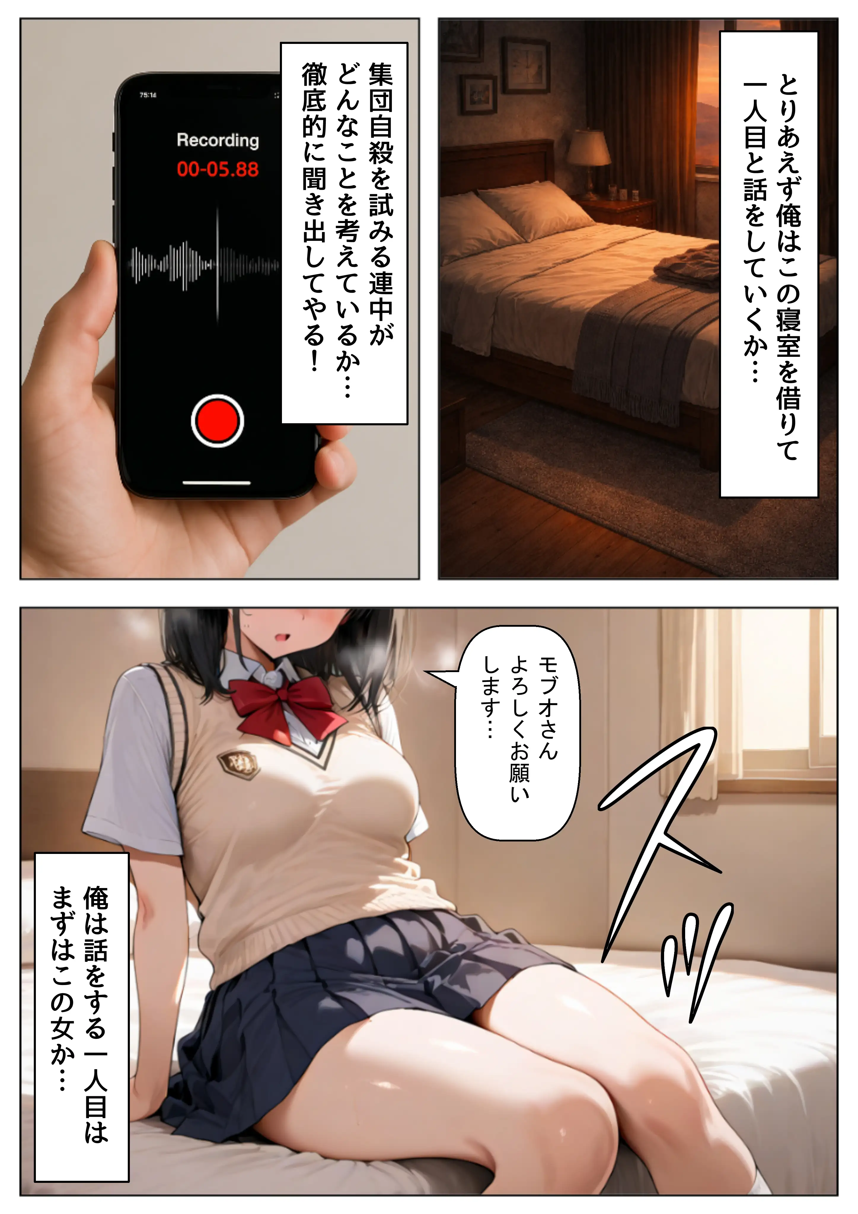 実録！  集団自●に俺は潜入取材する 13ページ