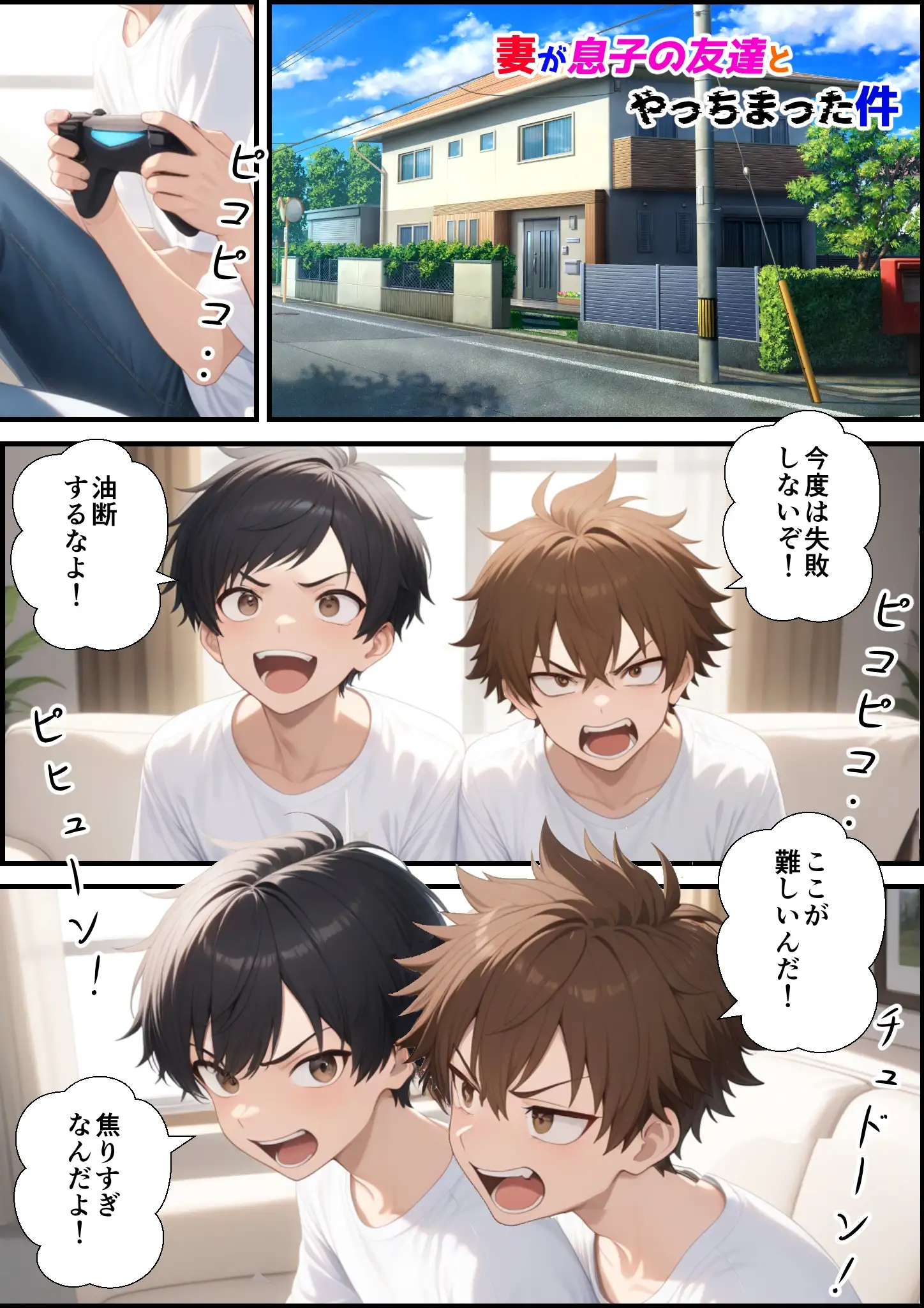 妻が息子の友達とやっちまった件 1ページ