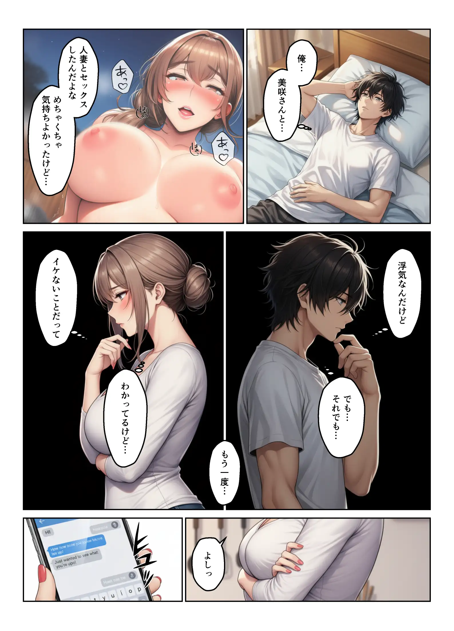 母娘丼 姉妹丼 温泉で出会った人妻と娘たちでハーレムになった話 34ページ