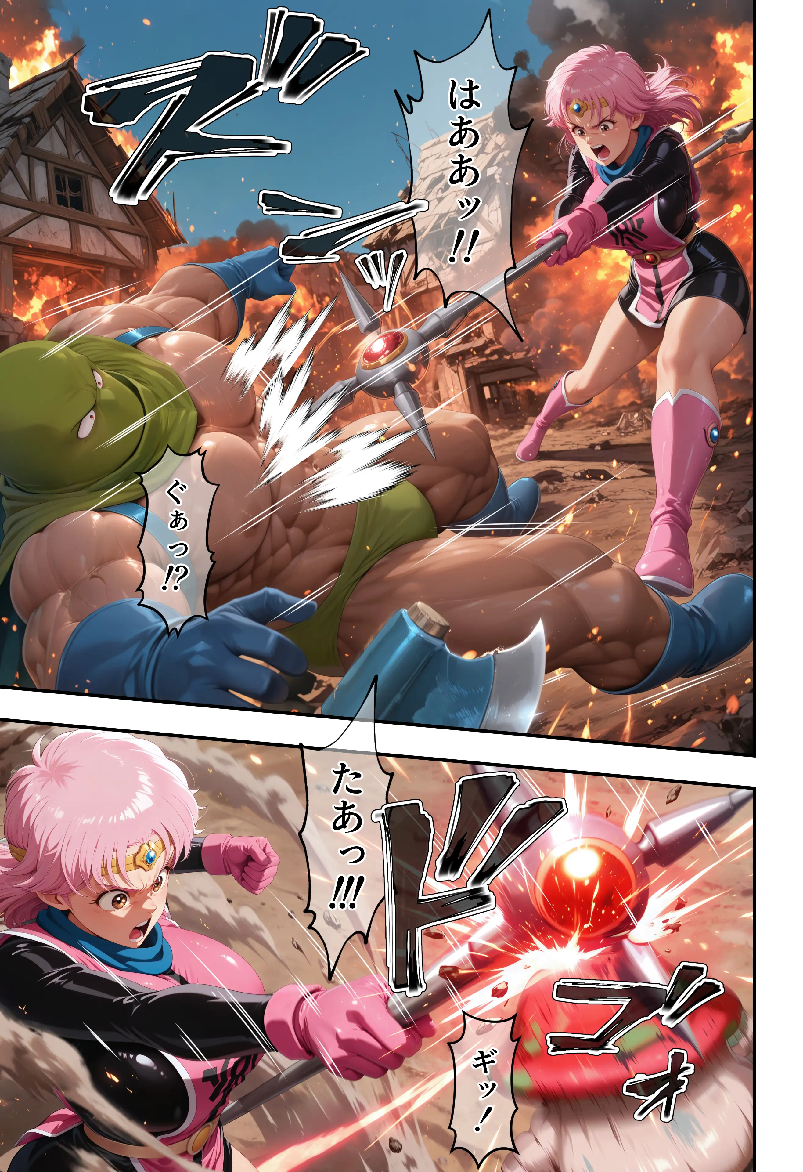 僧侶戦士、魔物の苗床に堕つ…！！？の巻 6ページ