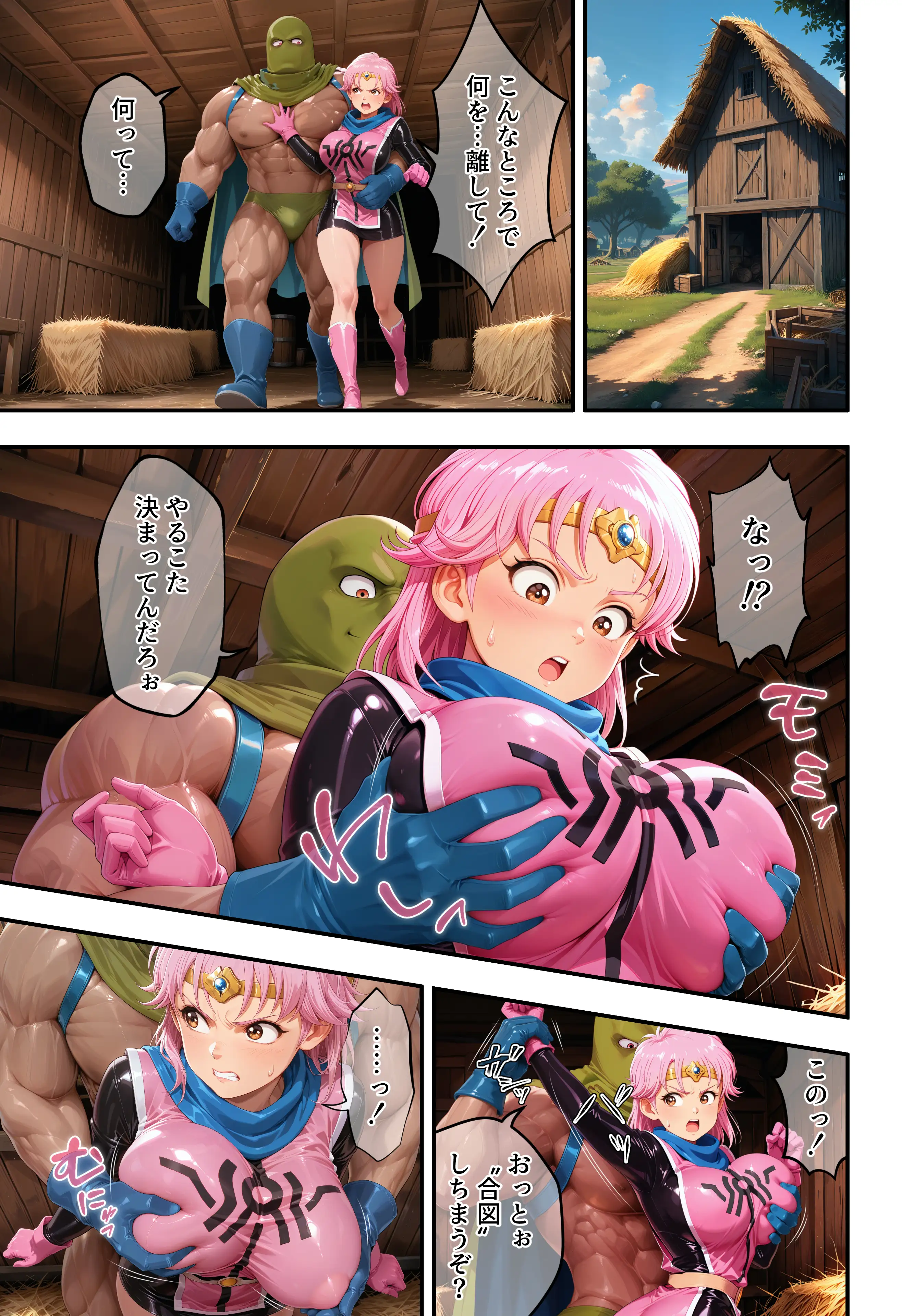 僧侶戦士、魔物の苗床に堕つ…！！？の巻 10ページ