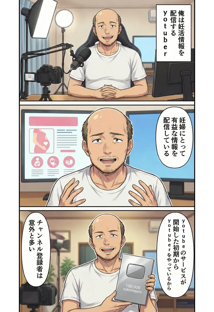 ボテ腹妊婦ハーレム〜4人の妊婦を食い散らかす中年おじさん〜【漫画283P】 1ページ