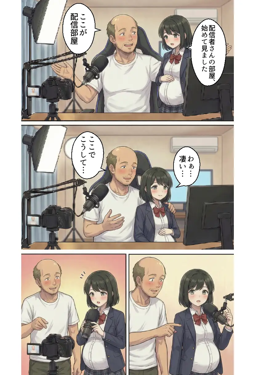 ボテ腹妊婦ハーレム〜4人の妊婦を食い散らかす中年おじさん〜【漫画283P】 45ページ