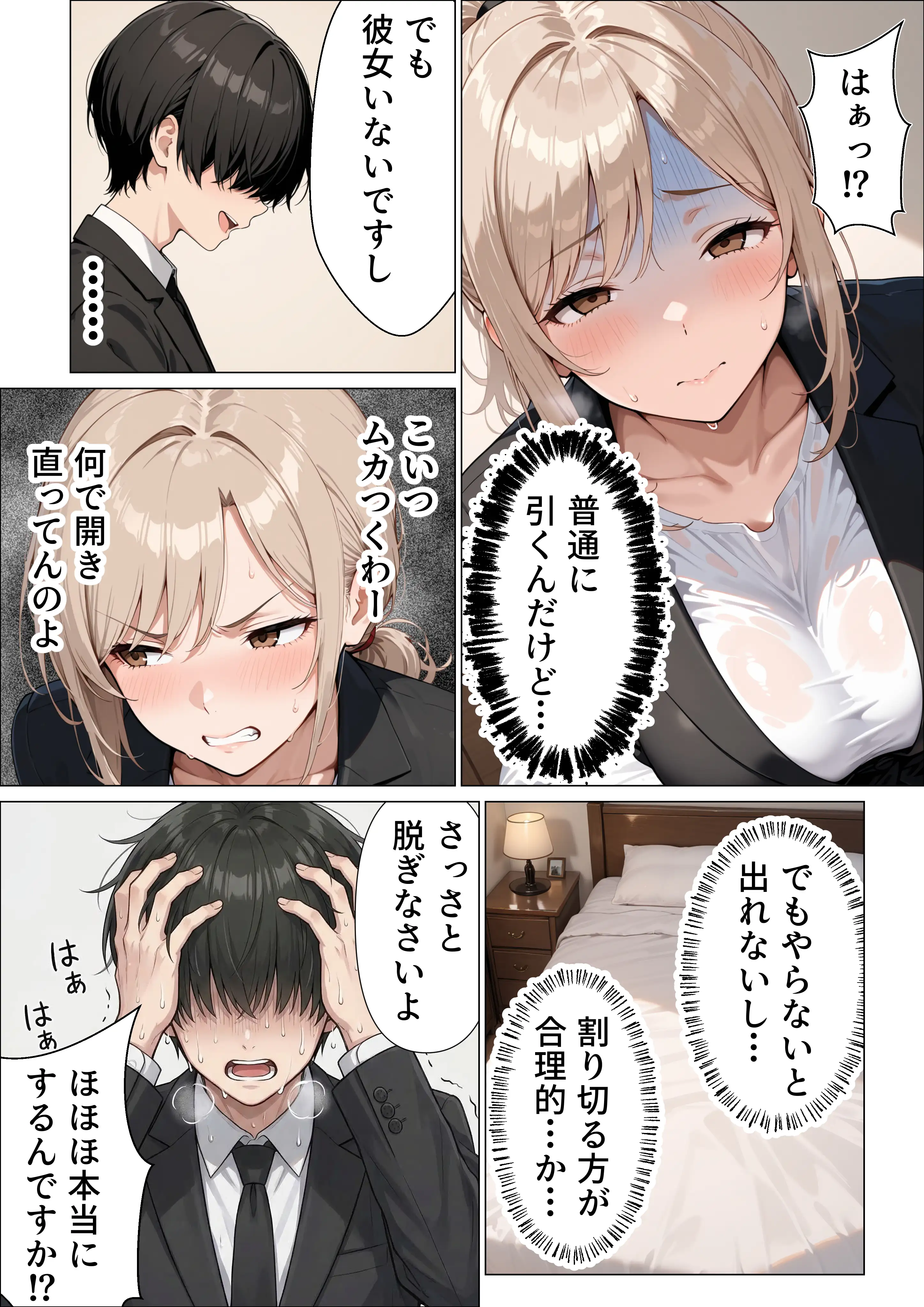 婚活中の爆乳OLの先輩と極太チンポでお仕置きセックス 13ページ