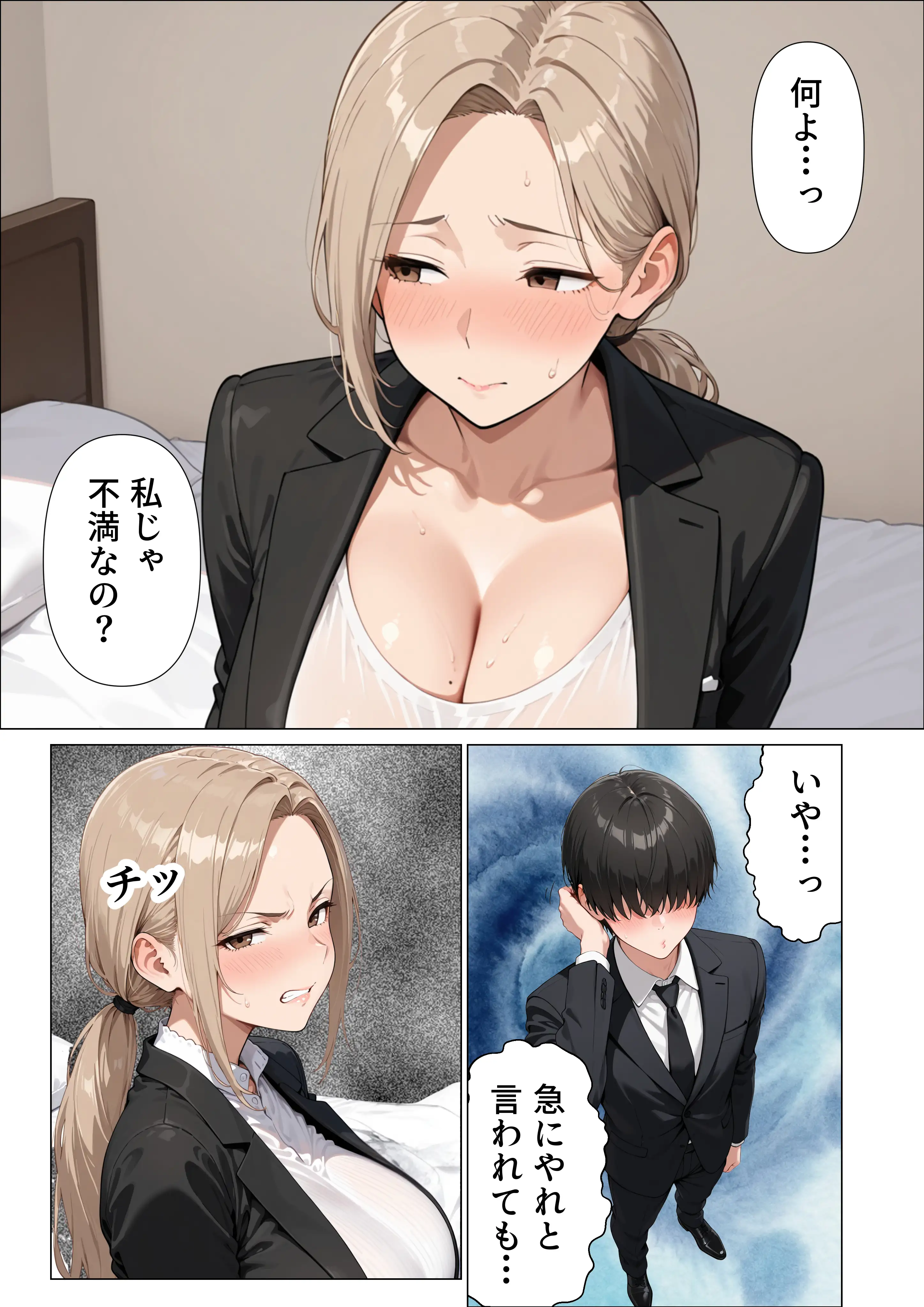 婚活中の爆乳OLの先輩と極太チンポでお仕置きセックス 14ページ