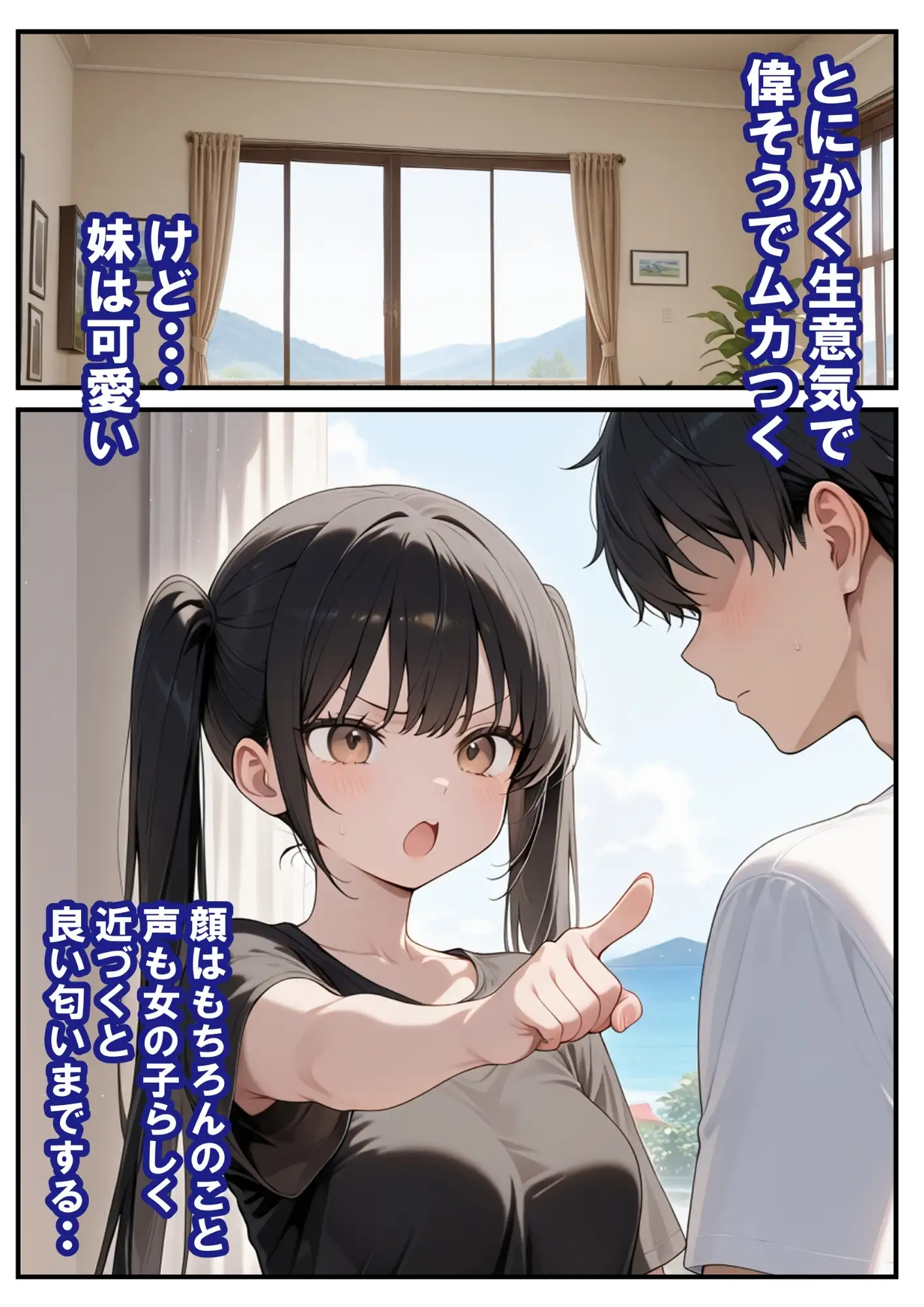 めちゃくちゃ生意気な現役女子校生アイドルの妹のパンツでシコっていたら... 4ページ