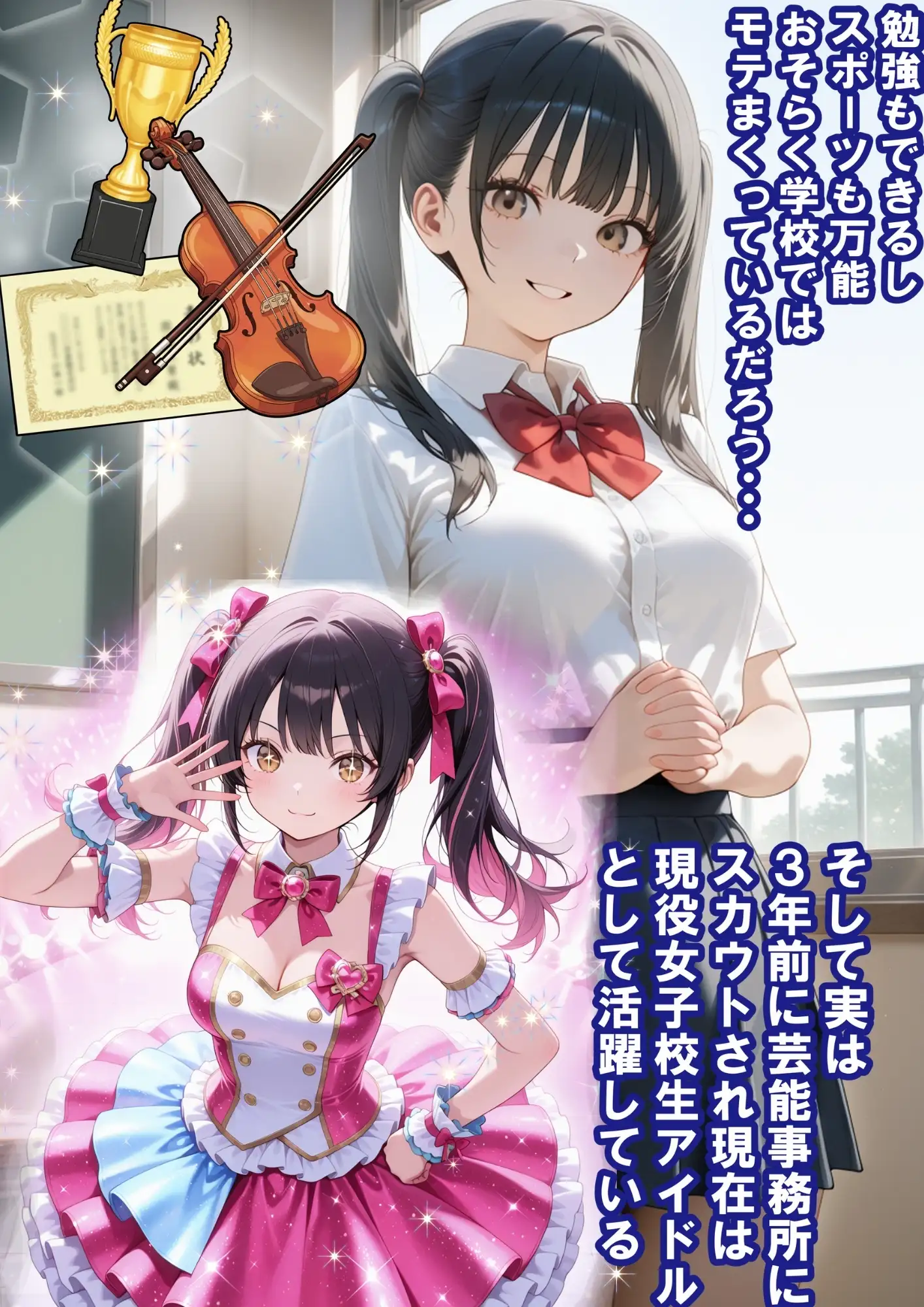 めちゃくちゃ生意気な現役女子校生アイドルの妹のパンツでシコっていたら... 5ページ