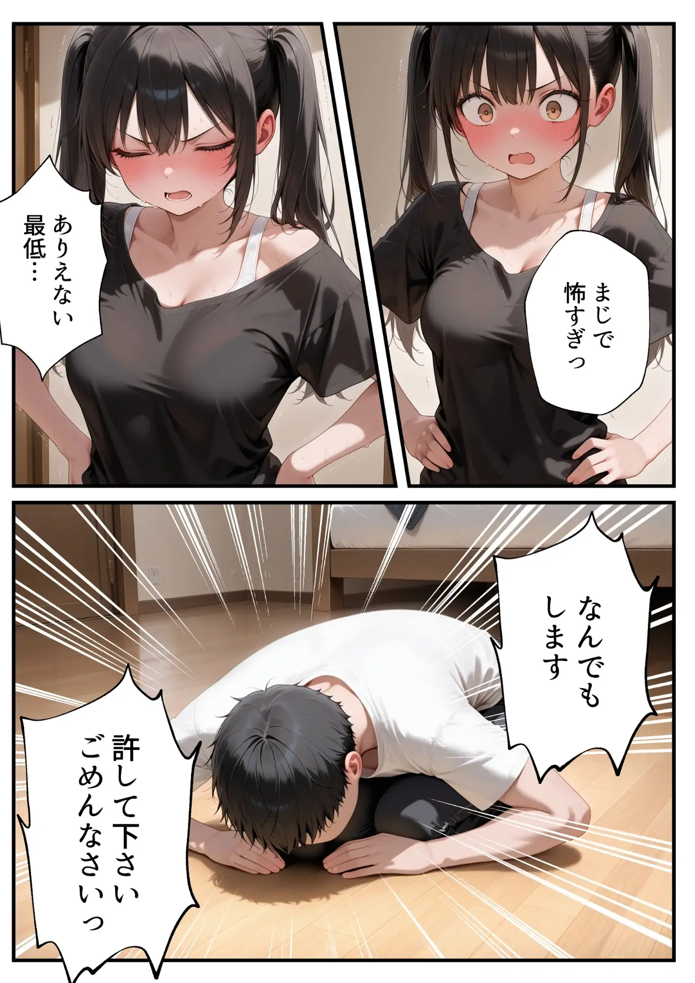 めちゃくちゃ生意気な現役女子校生アイドルの妹のパンツでシコっていたら... 23ページ