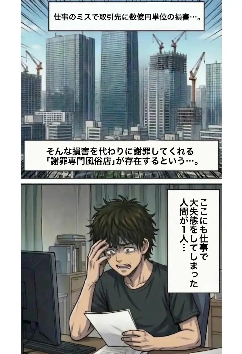 謝罪代行風俗店〜あなたのミスを体で謝罪代行します〜【漫画93P】 1ページ