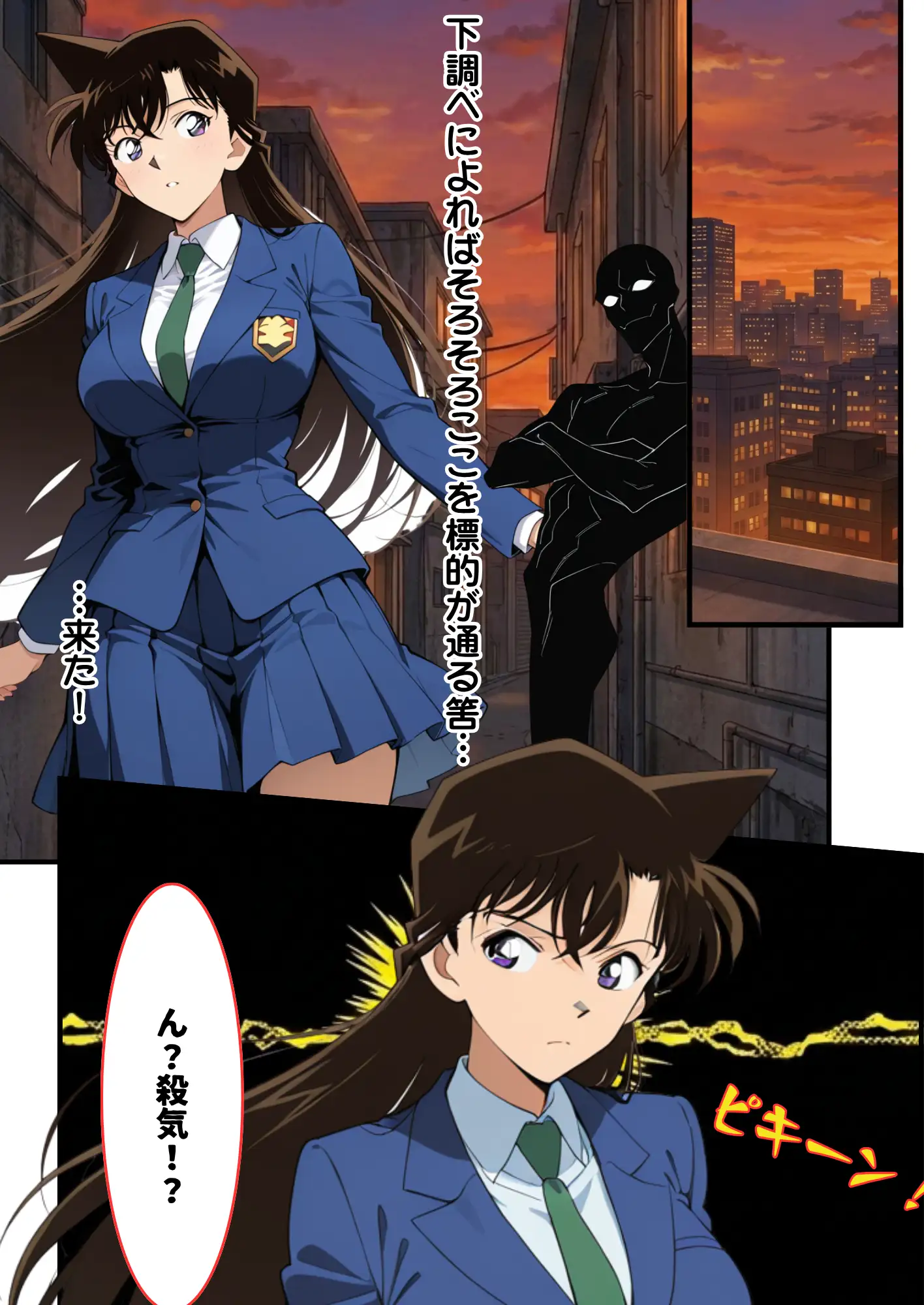 名探偵コカン  漆黒の強●魔（レイパー） 11ページ