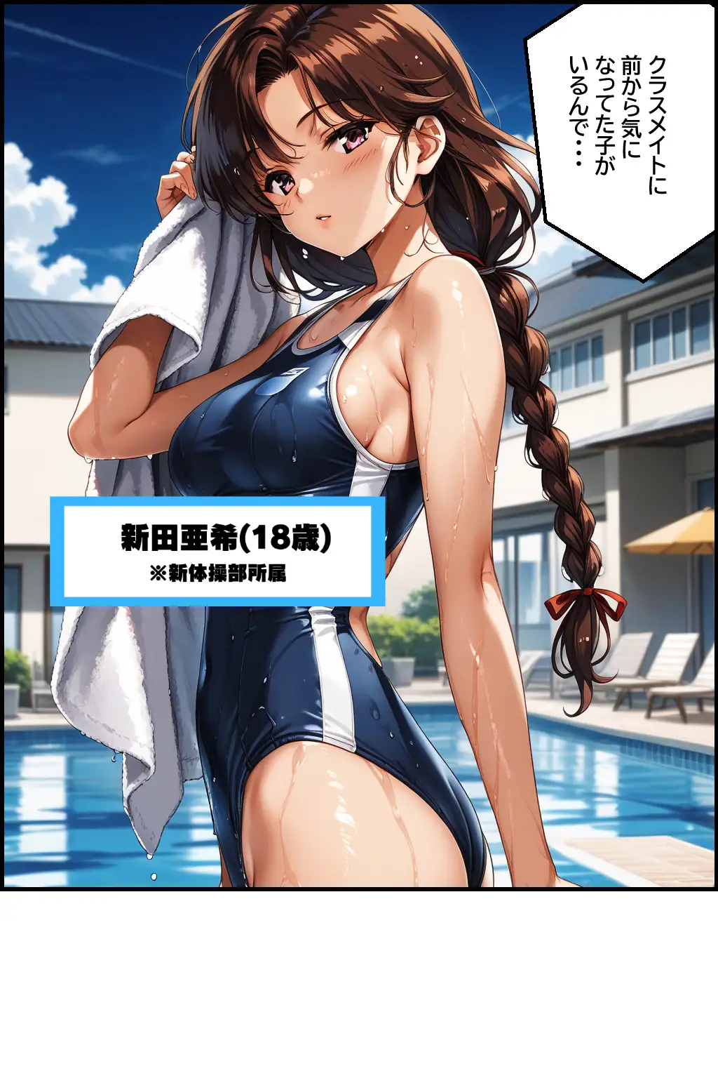 媚薬の海で溺れた妖精(新体操部)中編 〜教え子の前で牝堕ちした金メダリスト〜 5ページ