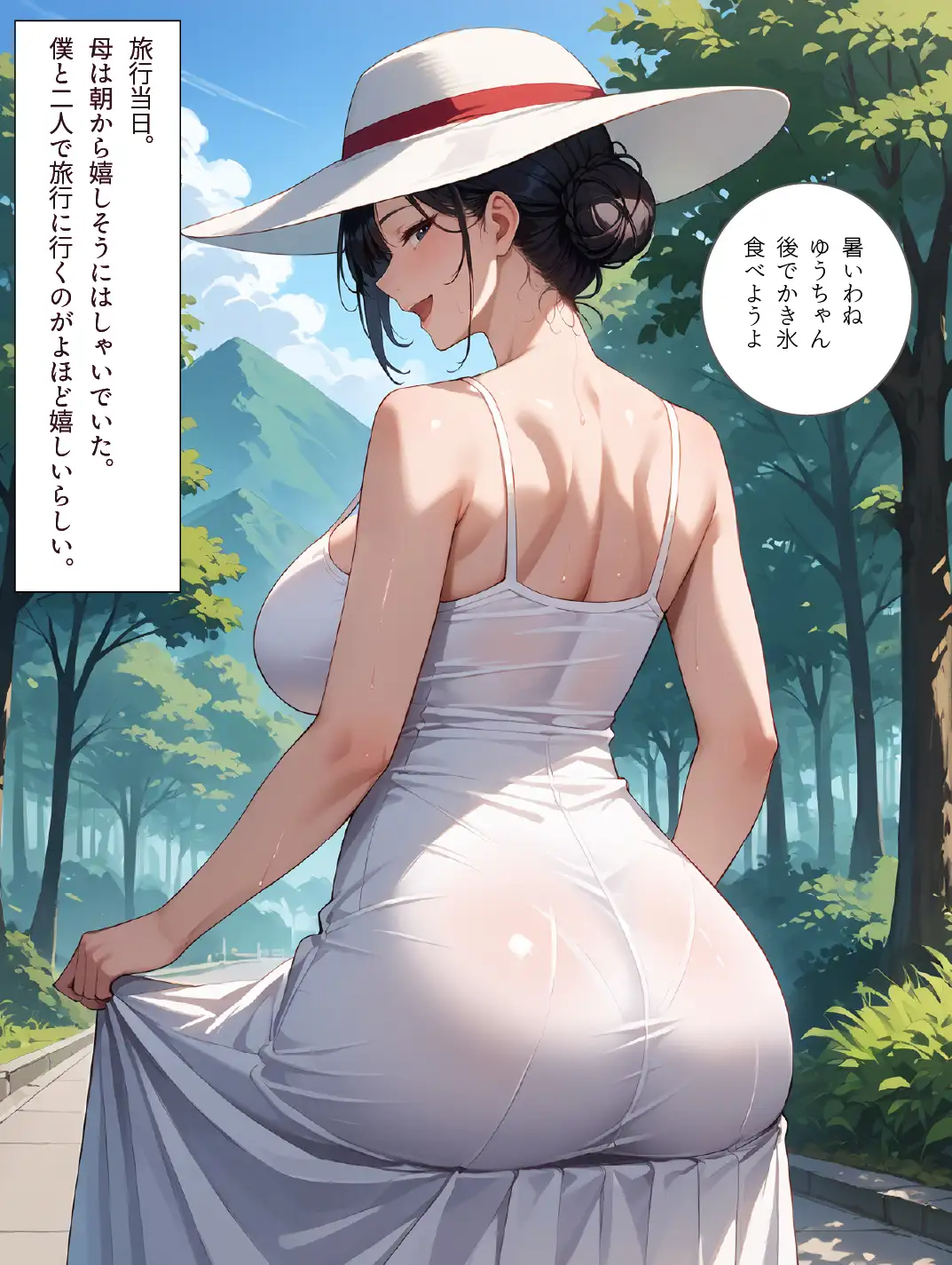 母と露天風呂付き客室のある温泉宿に行った話 1＋2お得セット「母さんとイチャラブ子作り孕ませ生活」 15ページ