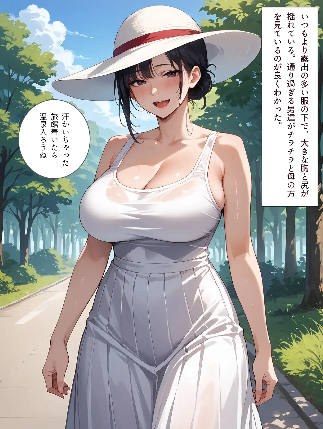 母と露天風呂付き客室のある温泉宿に行った話 1＋2お得セット「母さんとイチャラブ子作り孕ませ生活」 16ページ