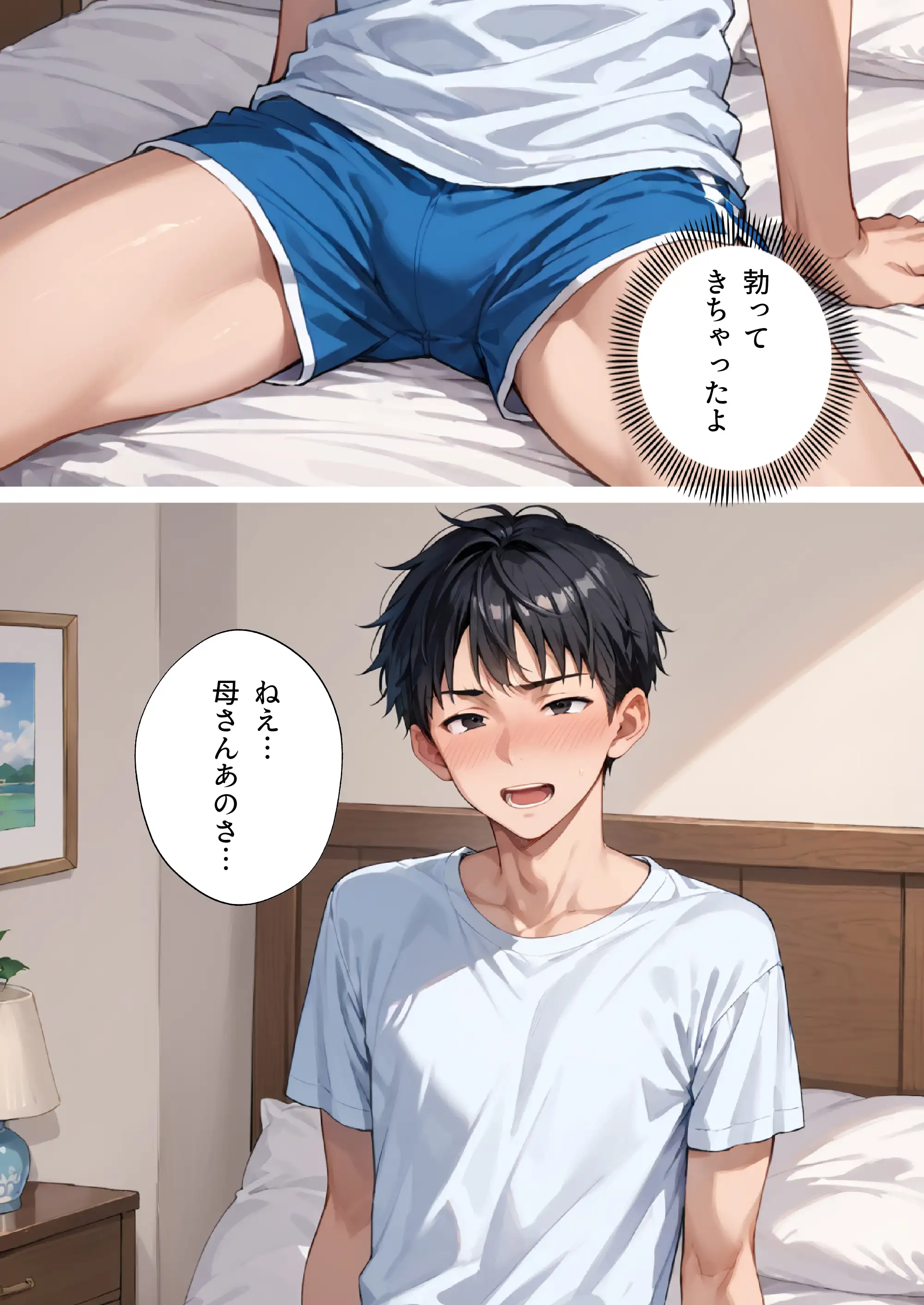 母と露天風呂付き客室のある温泉宿に行った話 1＋2お得セット「母さんとイチャラブ子作り孕ませ生活」 39ページ