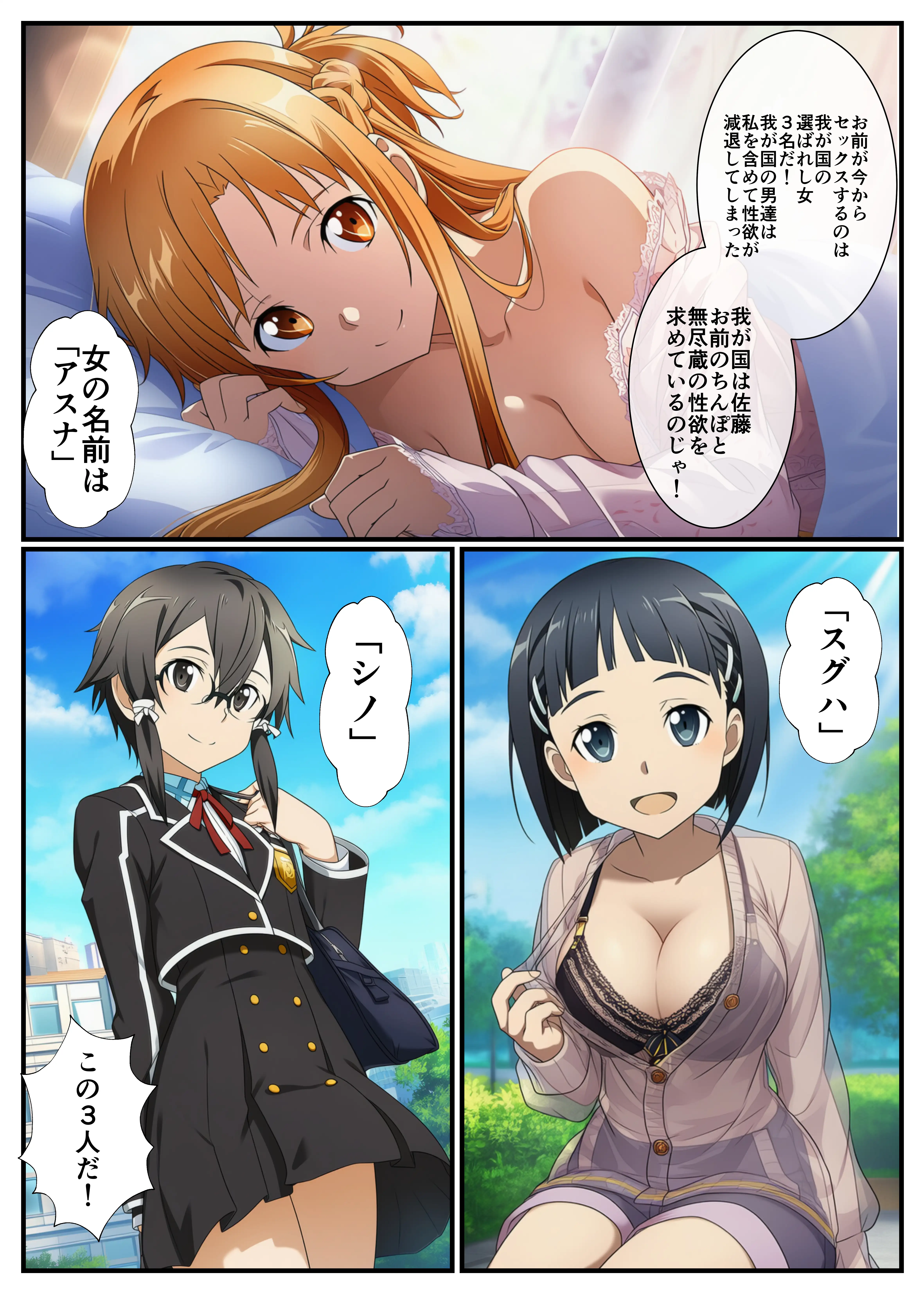転生した俺がSAOの美女とハーレムセックスした件 5ページ