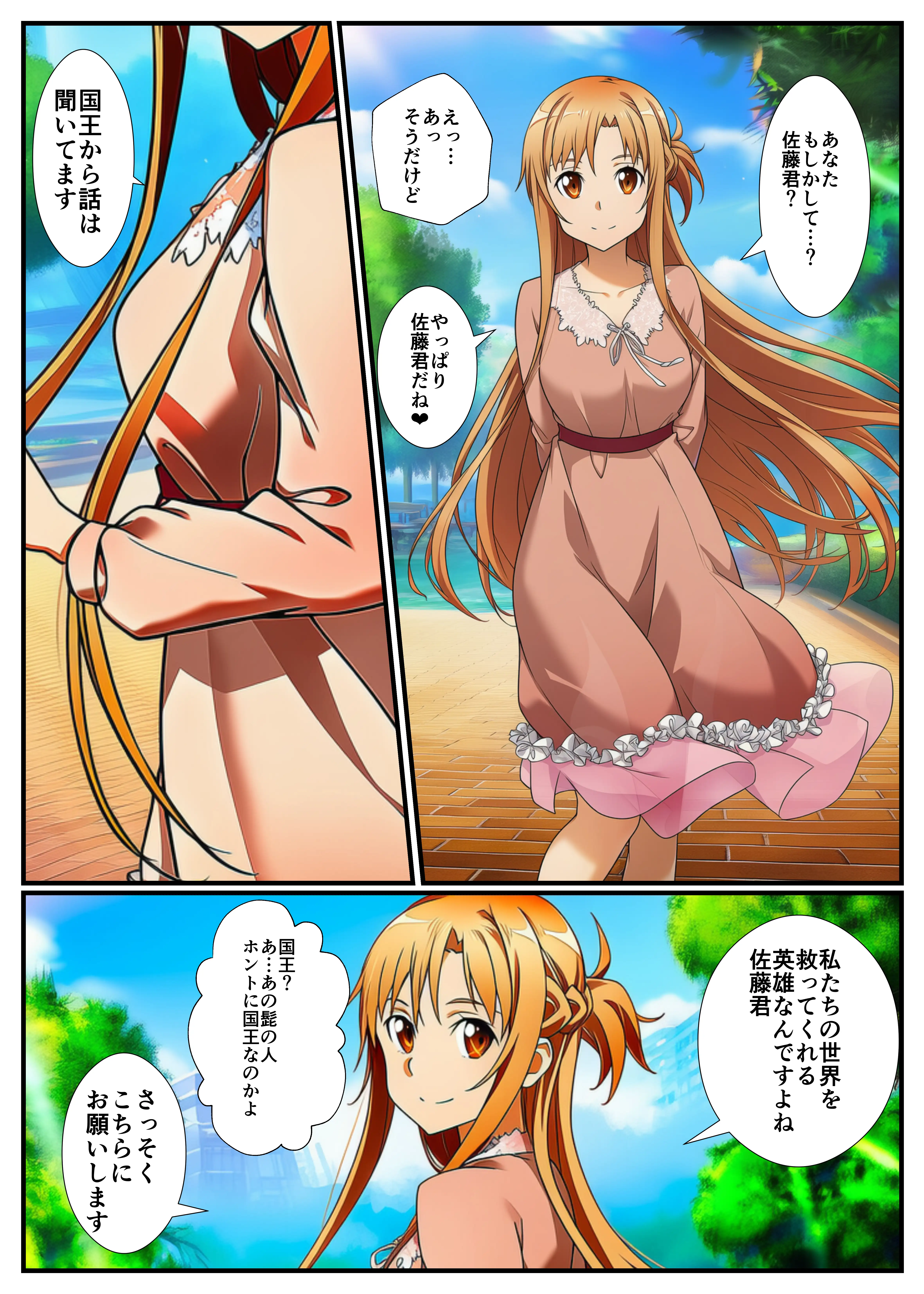 転生した俺がSAOの美女とハーレムセックスした件 8ページ