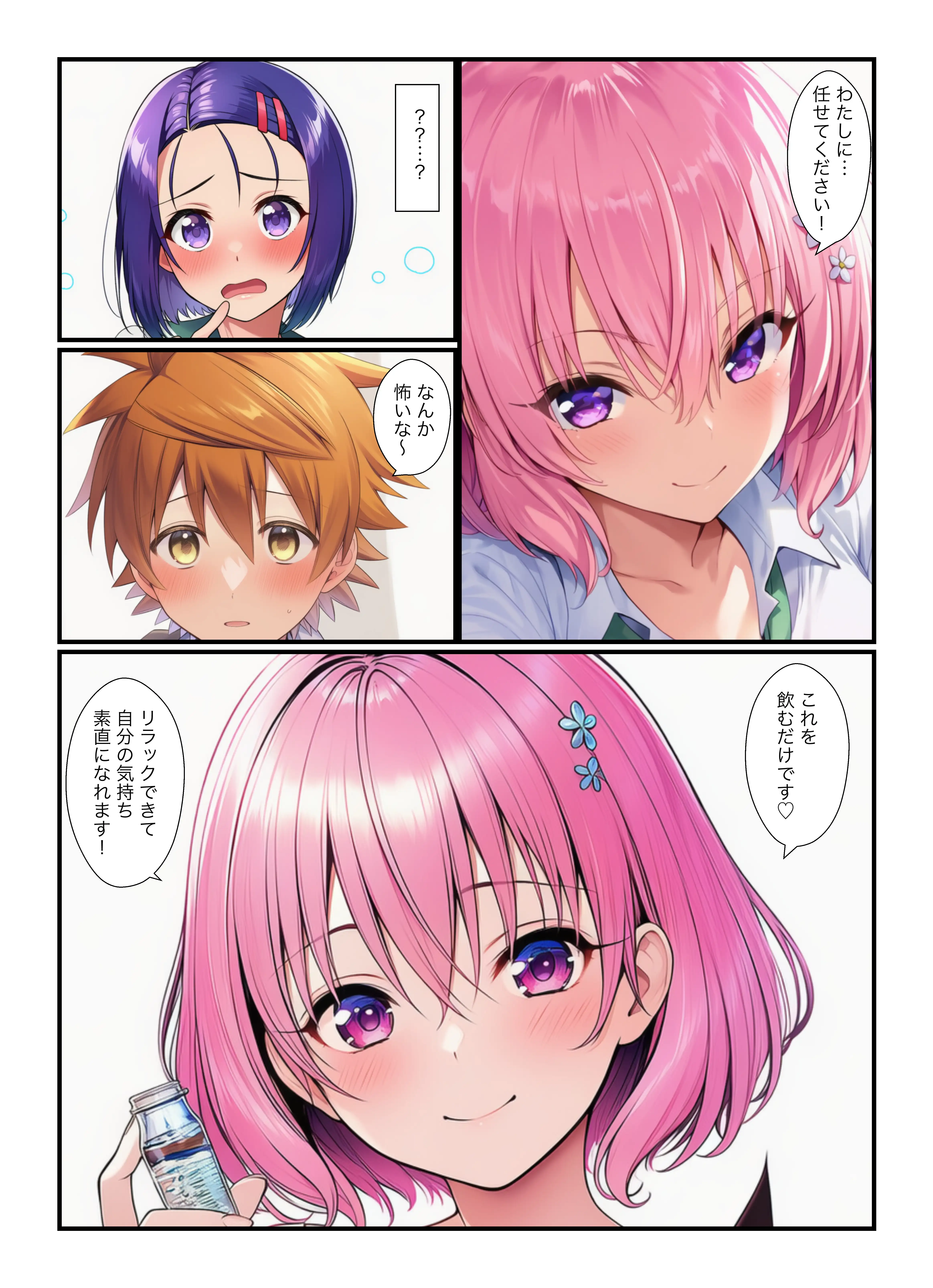 リトが催●でヤリチン！春菜とイチャラブ中出し、モモと浮気セックスでザーメン腟内射精 6ページ