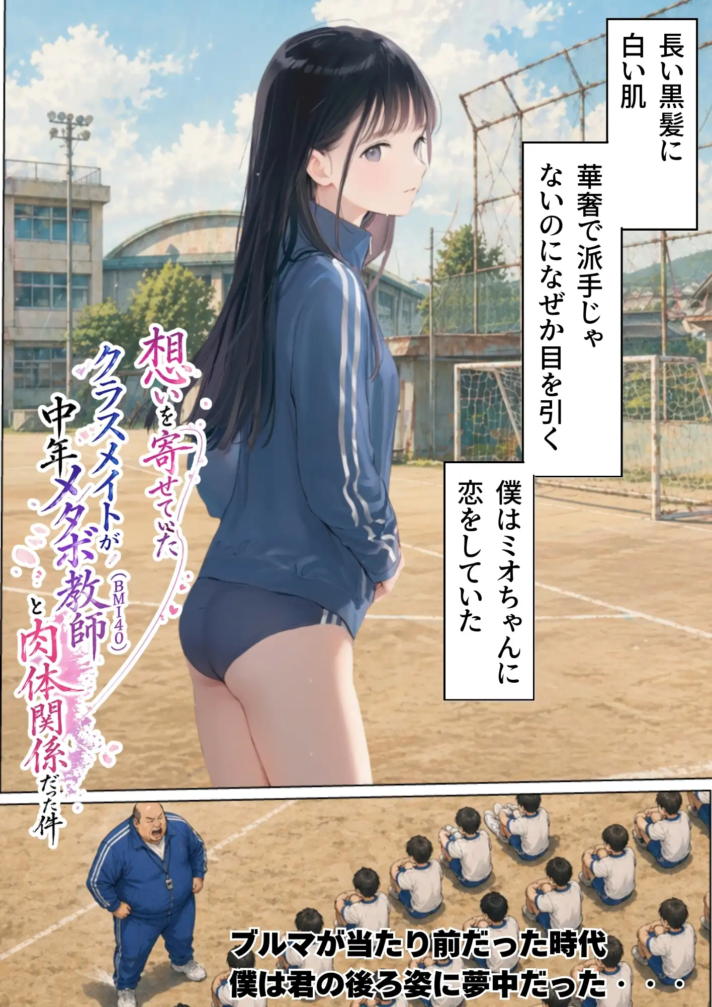 【昭和編】想いを寄せていたクラスメイトが中年メタボ教師（BMI40）と肉体関係だった件 5ページ