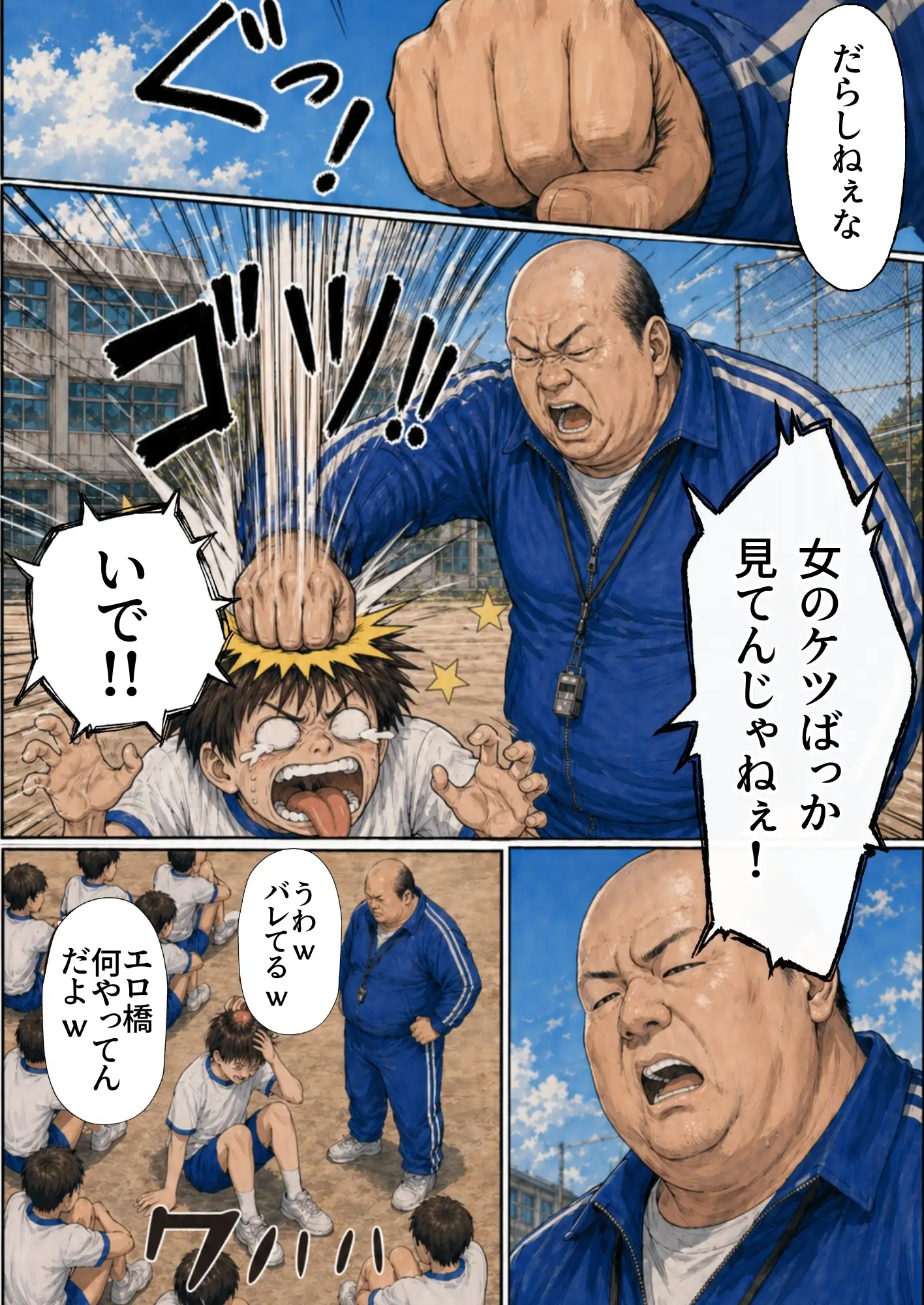 【昭和編】想いを寄せていたクラスメイトが中年メタボ教師（BMI40）と肉体関係だった件 9ページ