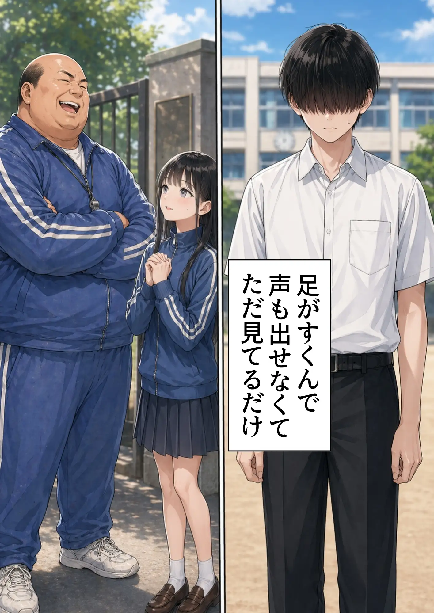 【昭和編】想いを寄せていたクラスメイトが中年メタボ教師（BMI40）と肉体関係だった件 20ページ