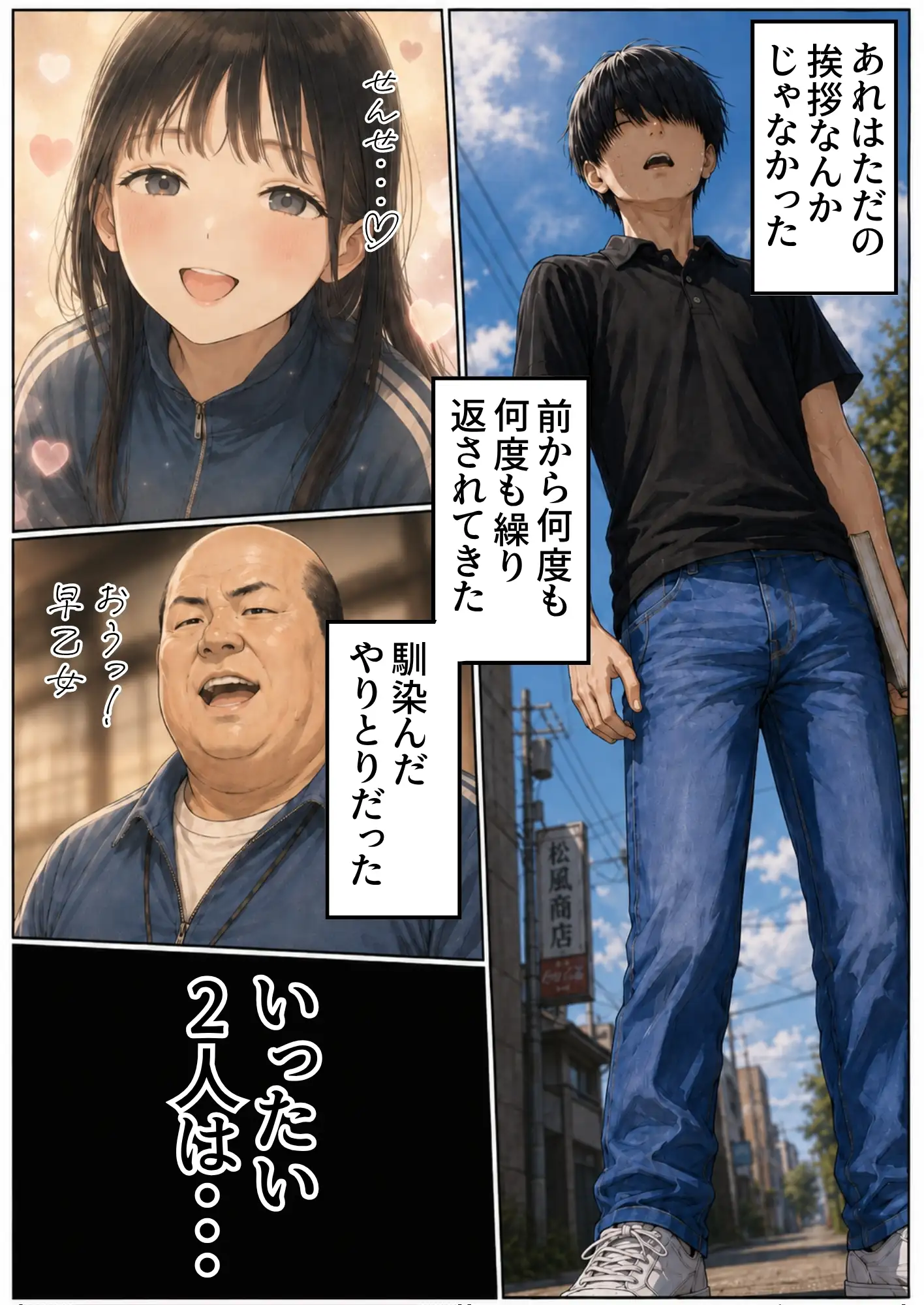 【昭和編】想いを寄せていたクラスメイトが中年メタボ教師（BMI40）と肉体関係だった件 33ページ