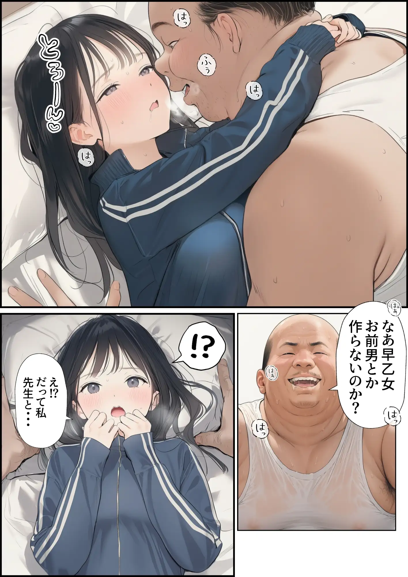 【昭和編】想いを寄せていたクラスメイトが中年メタボ教師（BMI40）と肉体関係だった件 36ページ