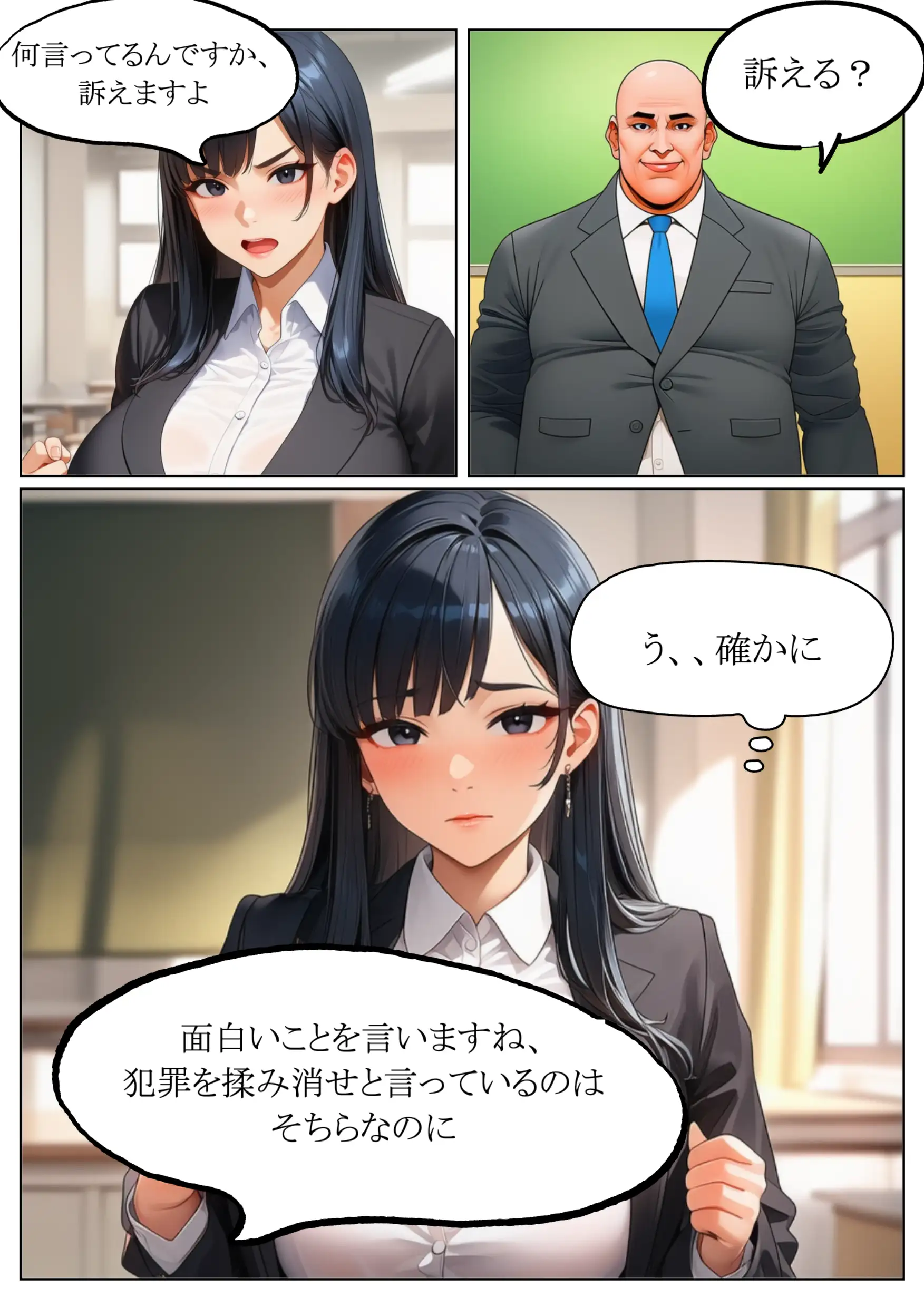 岸谷明日香（37）、卑劣教師に身体を捧げる。 11ページ