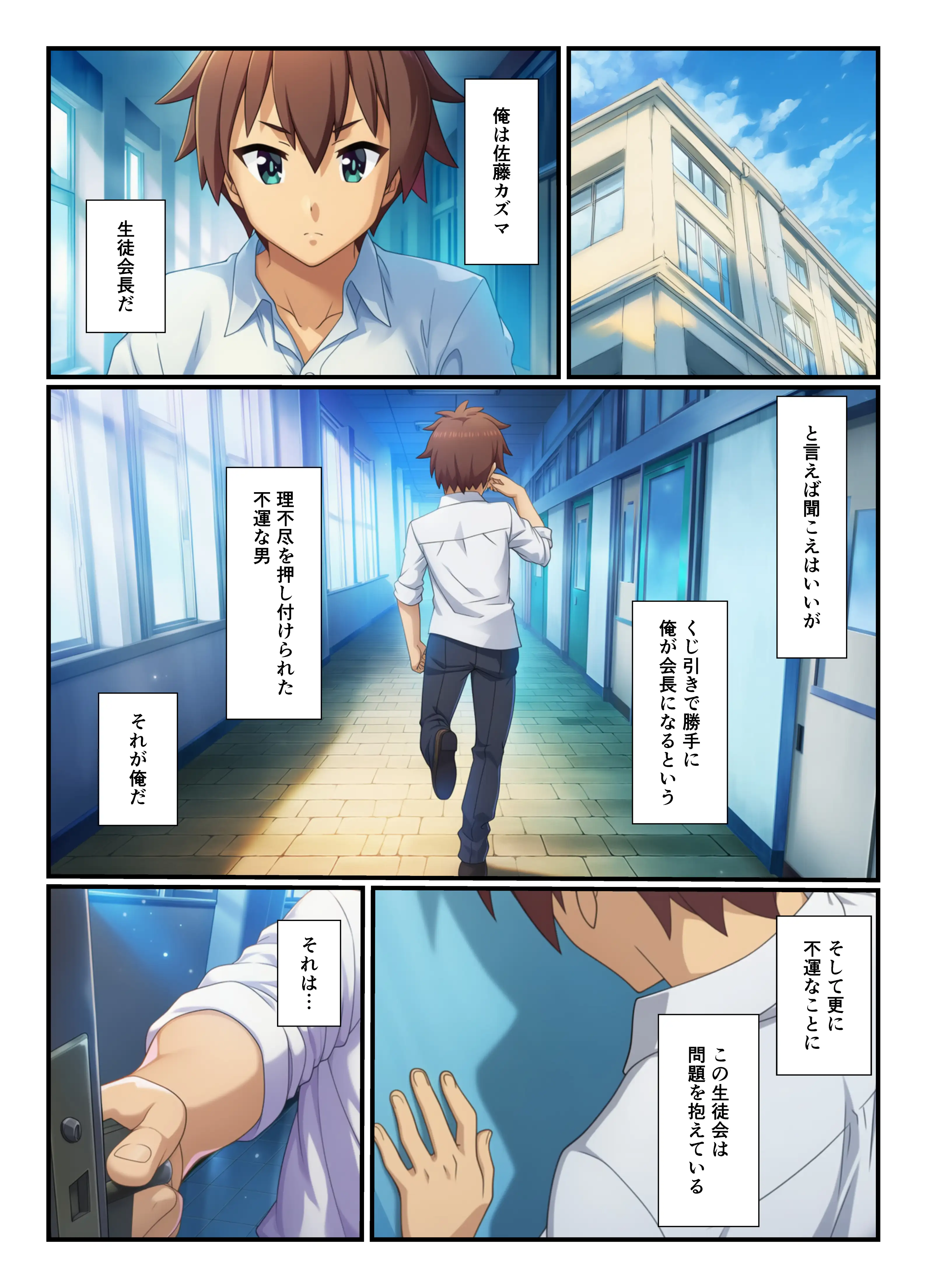 この素晴らしい生徒会にハーレムを! 1ページ