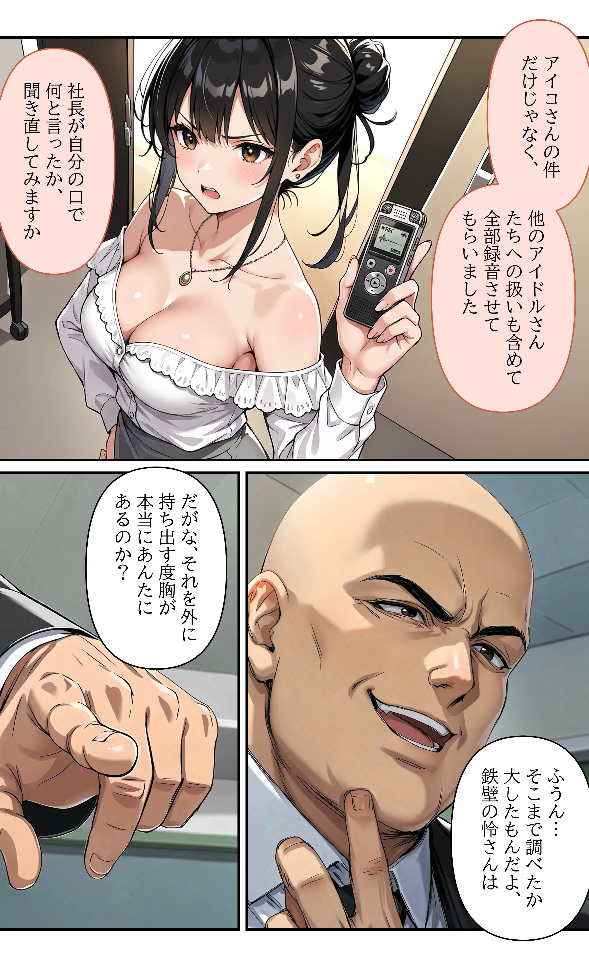 デビューは悪夢のはじまり12 〜怜ちゃんと催●に染まったバニーガール姿で堕ちた朝の業務編〜 4ページ