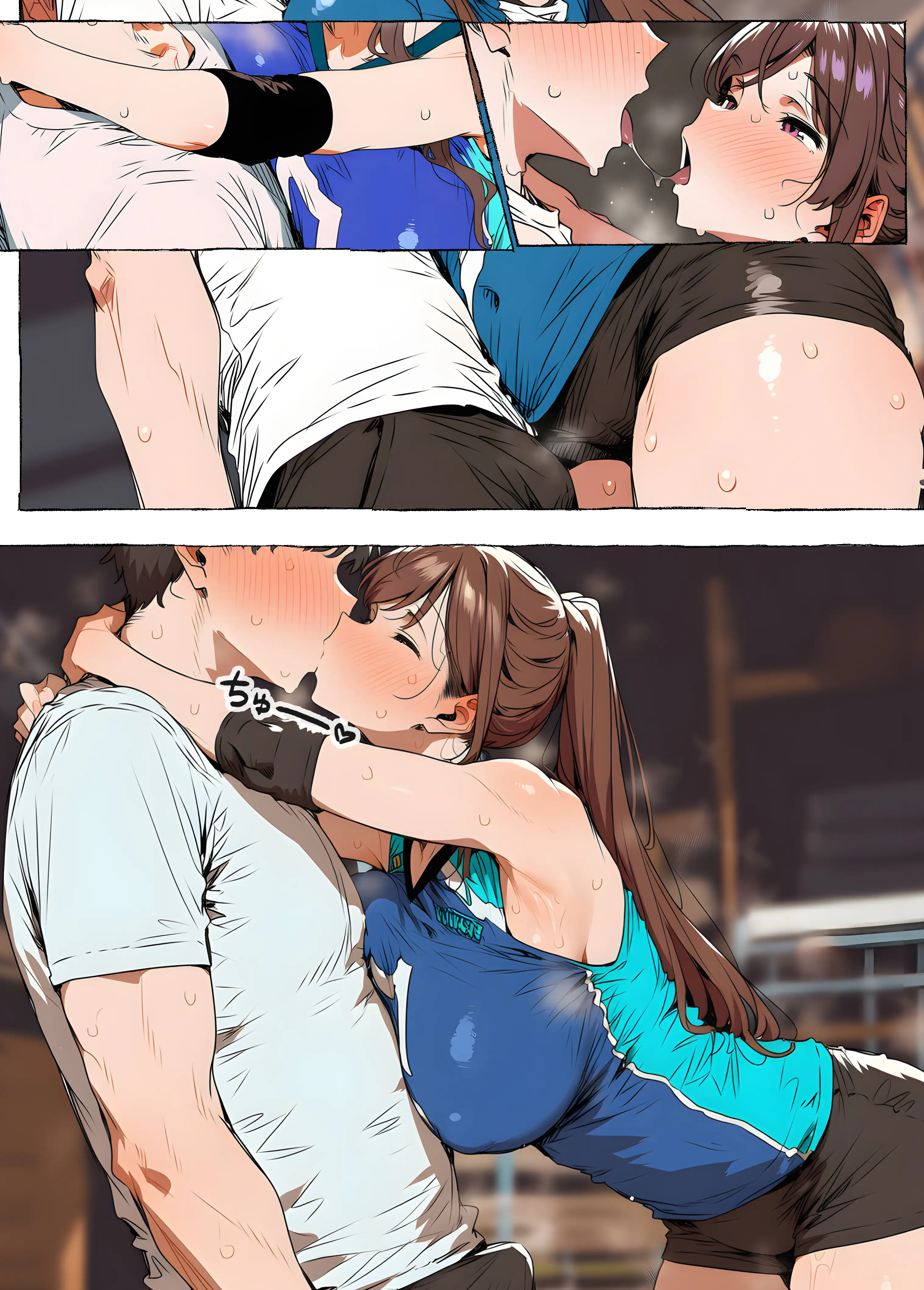 【ママさんバレー】巨乳人妻と練習後の汗だくSEX 23ページ