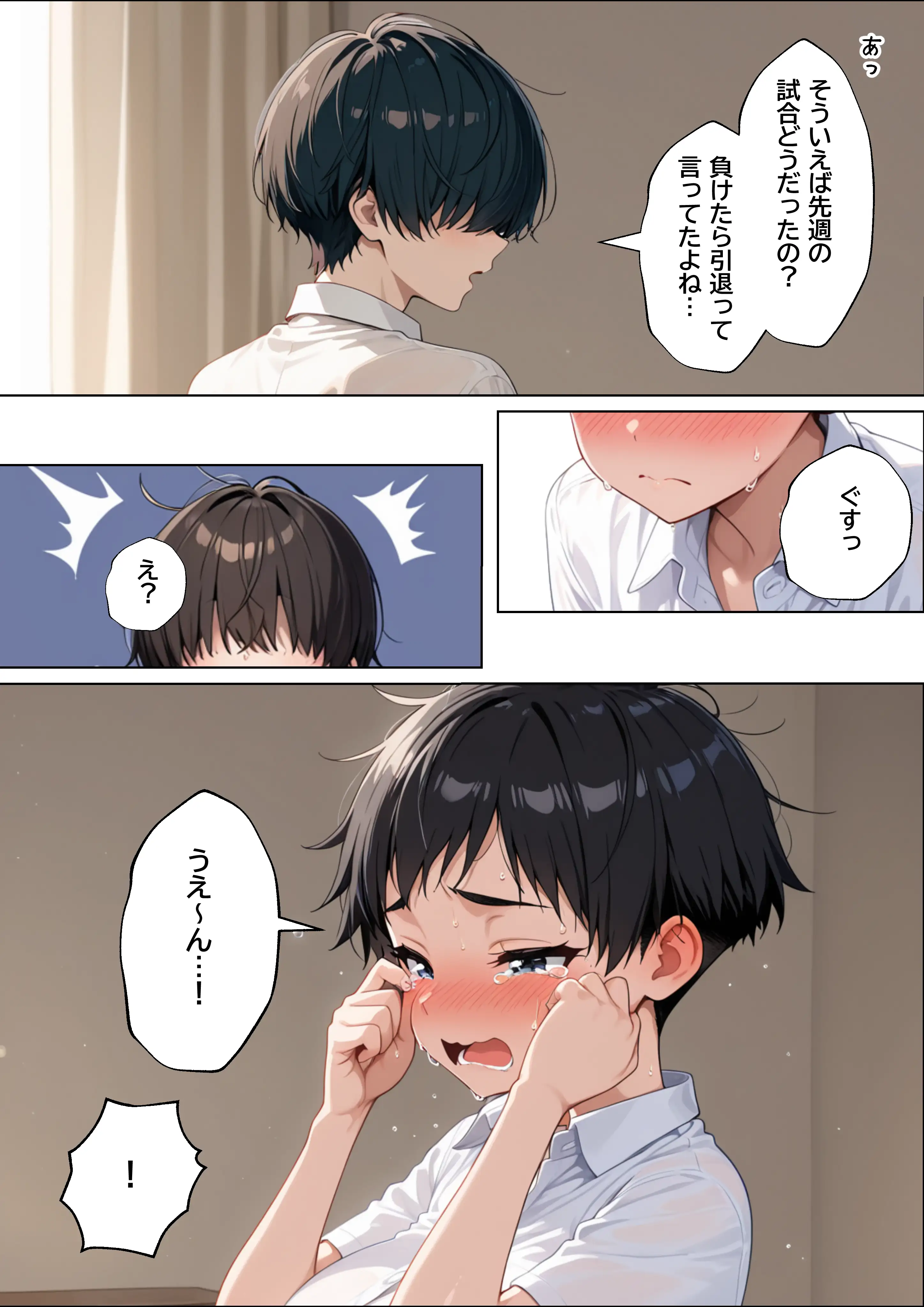 僕の前だけ雌になるボーイッシュ幼馴染とイチャラブ潮だくセックスする話 5ページ