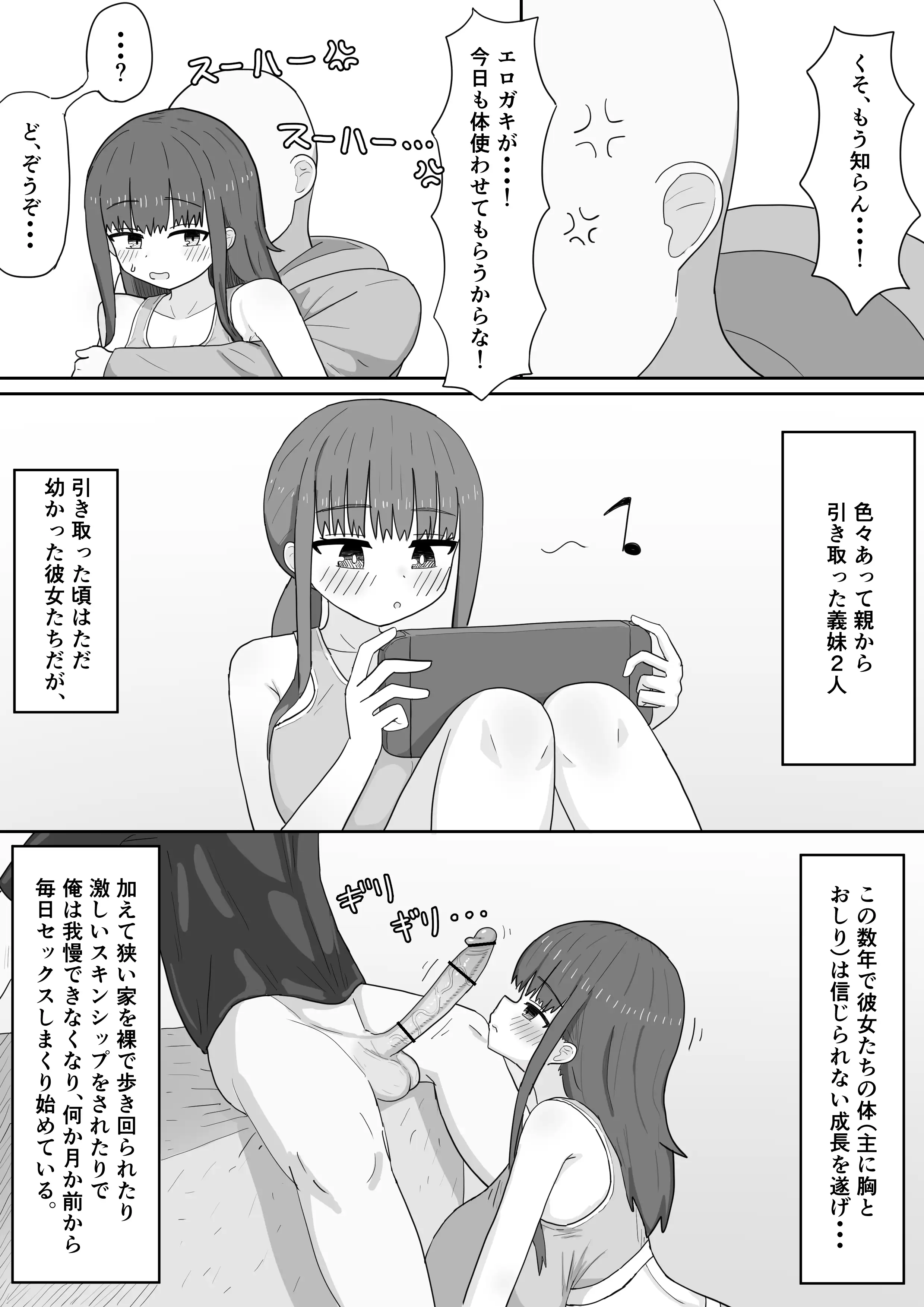 家で飼ってる引きこもり巨乳義妹×2と勢いで孕ませエッチした 6ページ